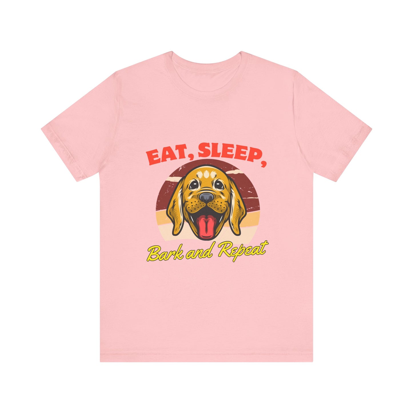 Dog Lover's Eat, Sleep, Bark Tee | Funny Pet T-Shirt, Gift for Dog Owners, Cute Canine Apparel, Dog Mom Shirt, Animal Lover Tops