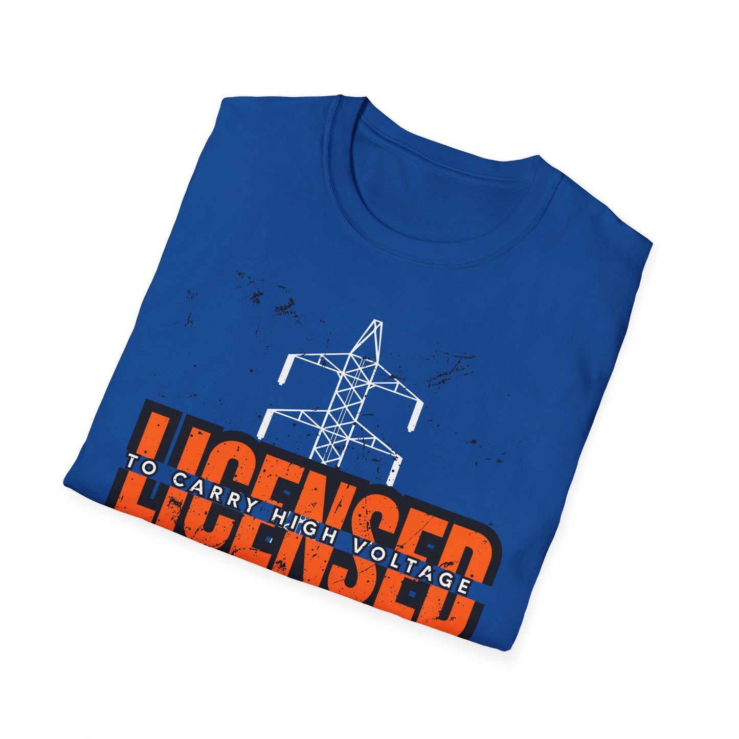 Licensed Electrician Vintage Style Unisex T-Shirt, Casual Wear, Graphic Tee for Everyday Use, Gift for Friends, Trendy Apparel