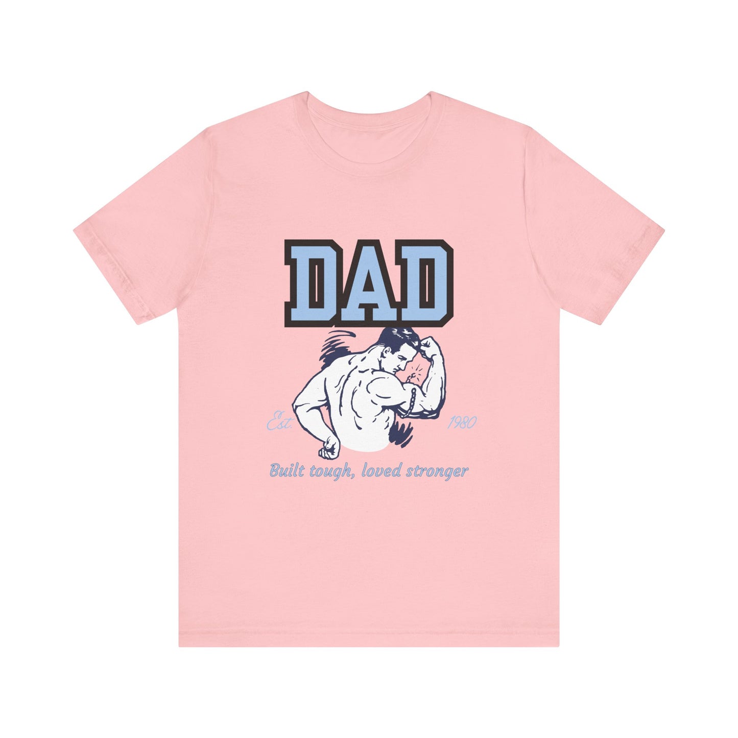 DAD Strong Unisex Jersey Tee, Father's Day Gift, Dad Humor Shirt, Comfortable Casual Top, Birthday Gift Tee, Everyday Wear