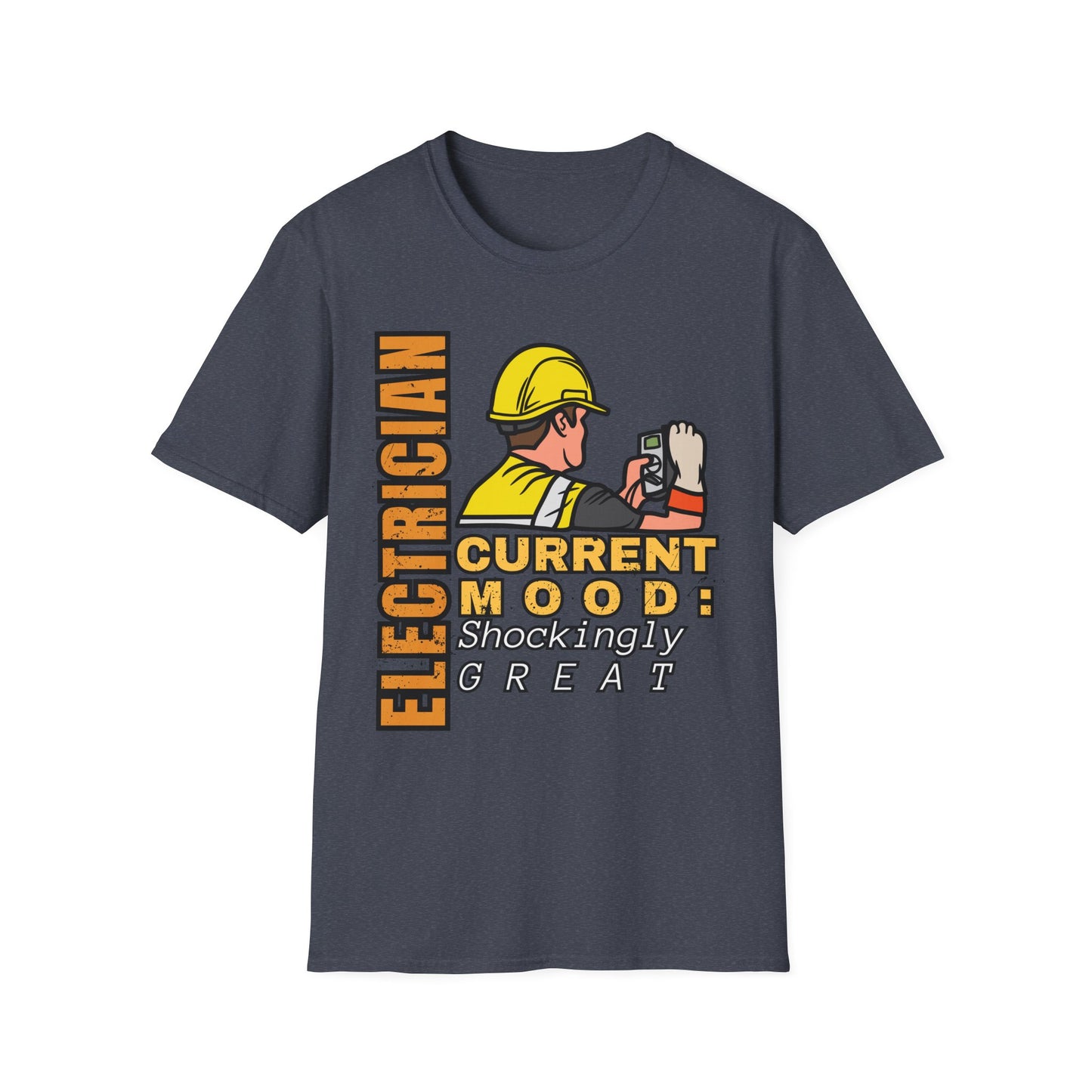 Electrician Mood T-Shirt - Perfect for Birthdays, Celebrations, Gifts for Electricians, Workwear, Casual Wear