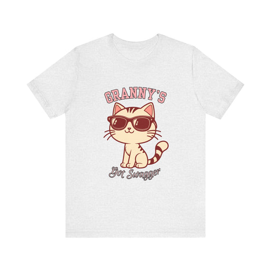 Cool Cat Grandma Tee | Fun Cat Shirt, Gifts for Cat Lovers, Quirky Quote Top, Cat Mom Gift, Casual Wear
