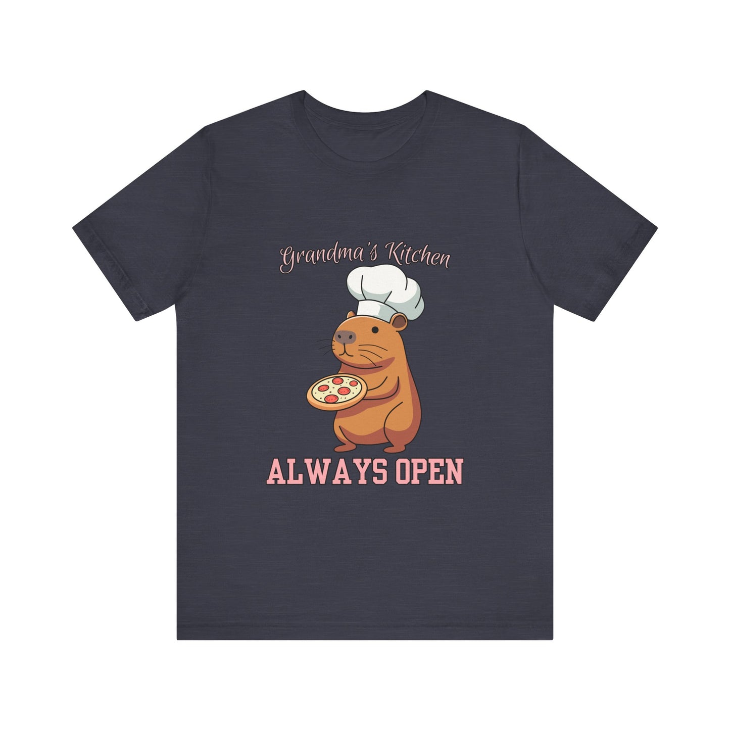 Grandma's Kitchen Unisex Tee | Cute Chef Shirt | Ideal Gift for Food Lovers, Family Gatherings, Birthdays, Home Cooks, Casual Wear