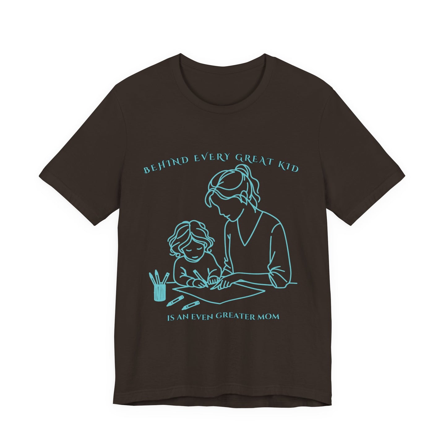 Mom and Child Inspiration Tee, Great Mom T-Shirt, Gift for Moms, Parenting Shirt, Casual Wear, Family Love Top