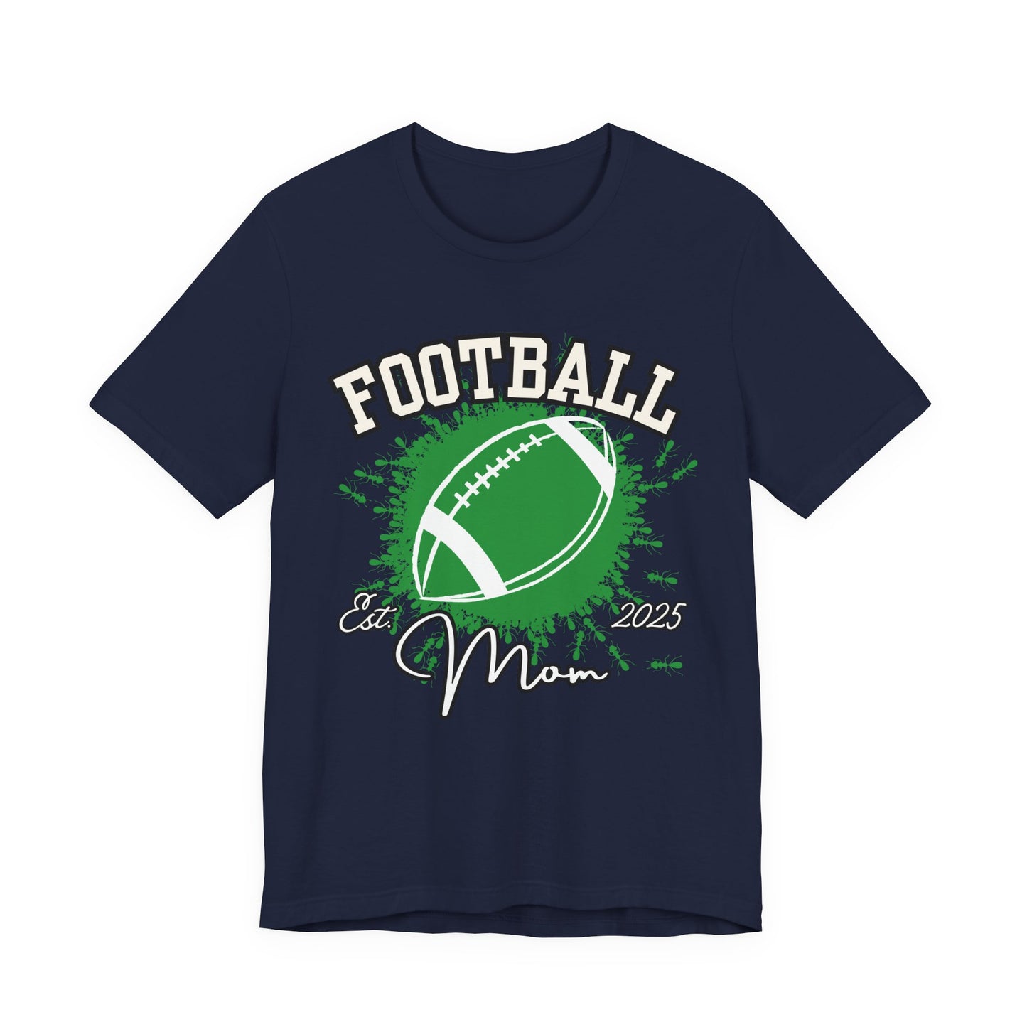 Football Mom Tee, Unisex Short Sleeve T-Shirt, Perfect Gift for Sports Moms, Game Day Apparel, Casual Weekend Wear