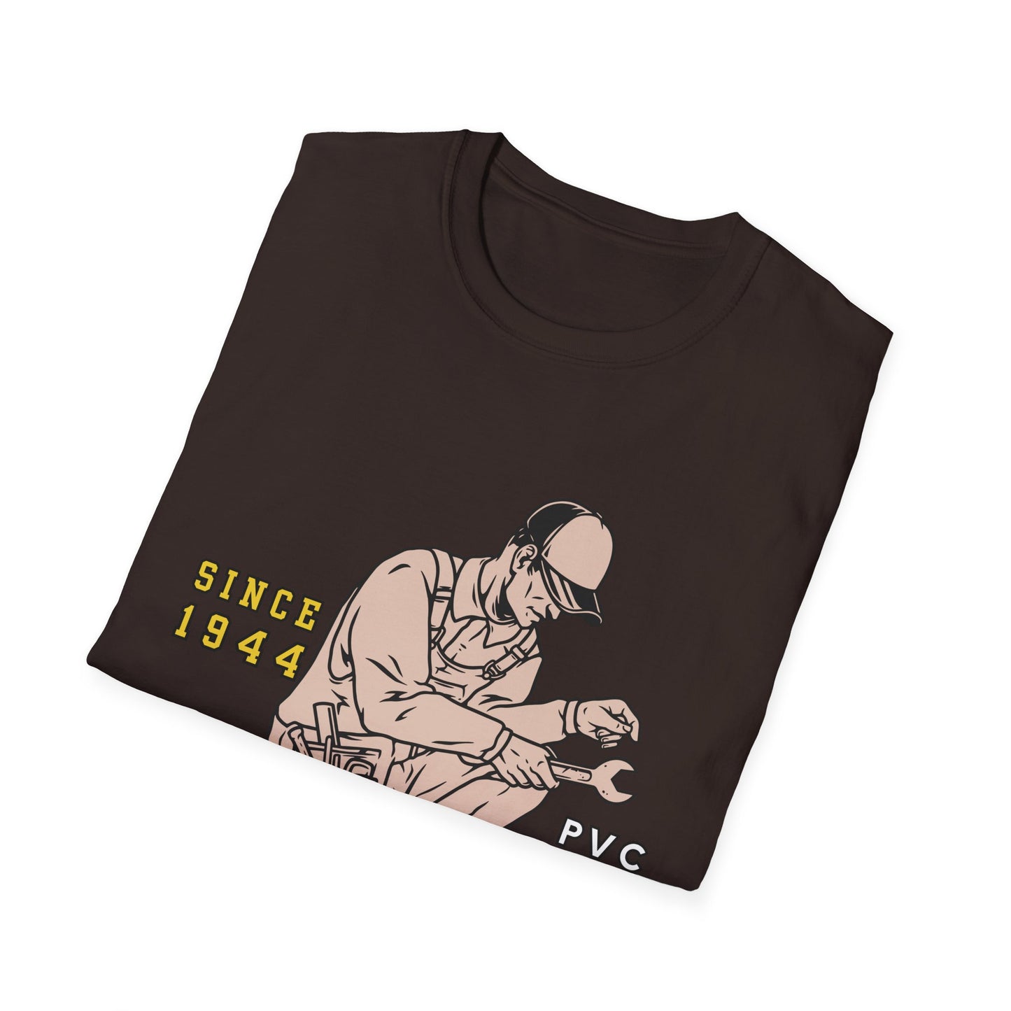 Vintage Plumber T-Shirt, Funny Plumbing Tee, Gift for Plumbers, Since 1944 Graphic Shirt, Unisex Softstyle Apparel