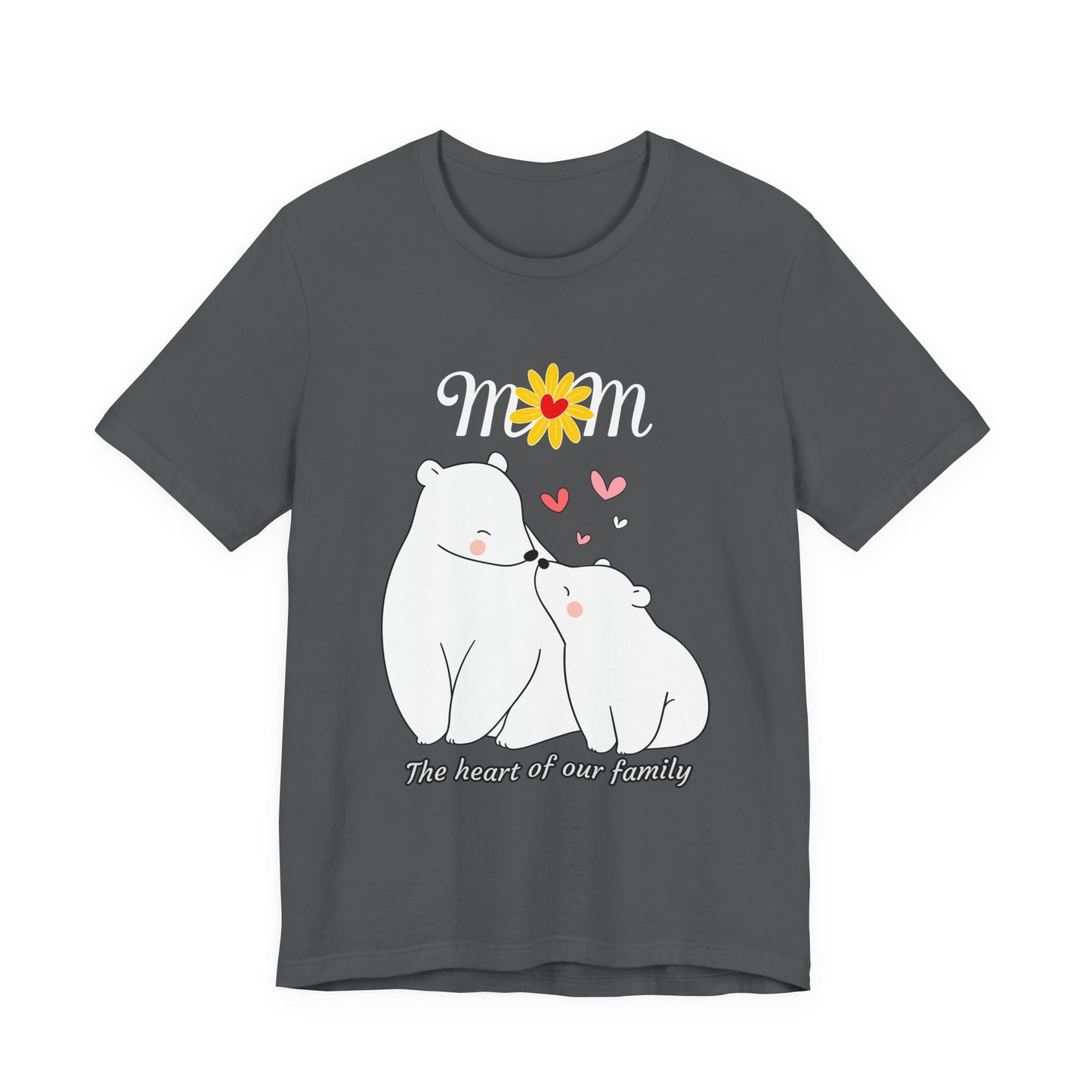 Mom Love Short Sleeve Tee, Cute Mom Shirt, Gift for Mom, Family Tee, Mother's Day Shirt, Mother's Day Gift