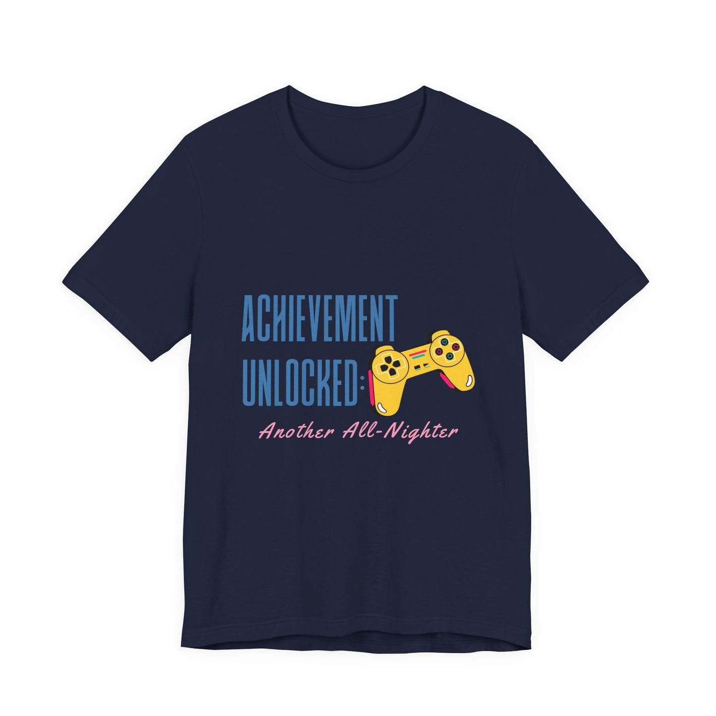 Achievement Unlocked Gamer Tee, Unisex Jersey T-Shirt for Gamers, Perfect for Gaming Nights, Birthday Gift, Casual Wear