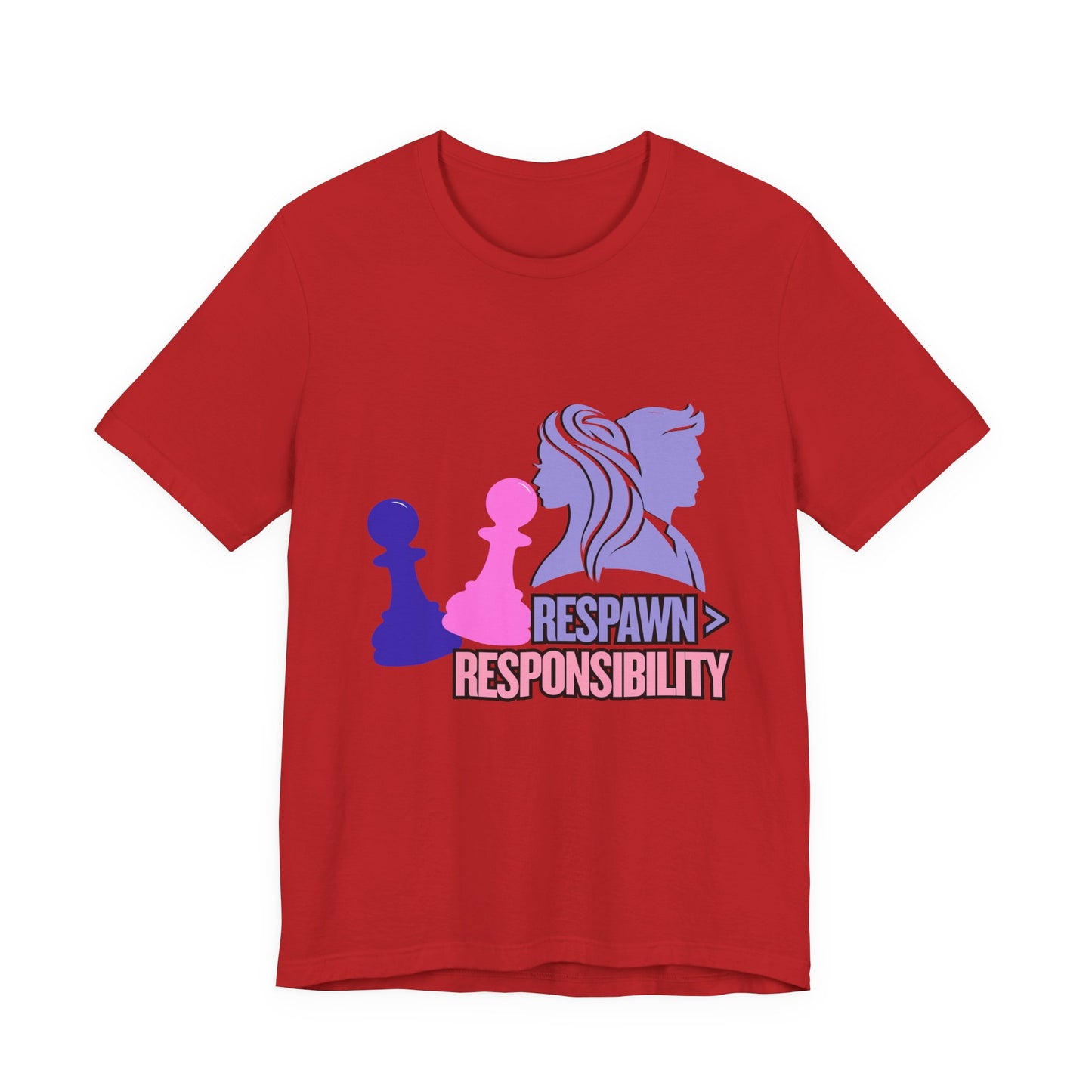 Chess Inspired Graphic Tee, Gamer Shirt, Motivational Quote Top, Casual Wear, Unique Gift for Gamers, Fun Tournament Attire