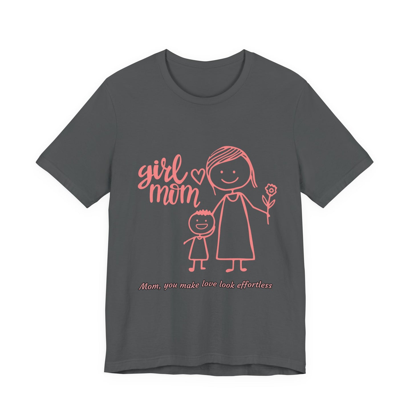 Mom Love Graphic Tee - Cute Mother's Day Gift, Family T-Shirt, Gift for Mom, Cute Apparel, Unisex Shirt