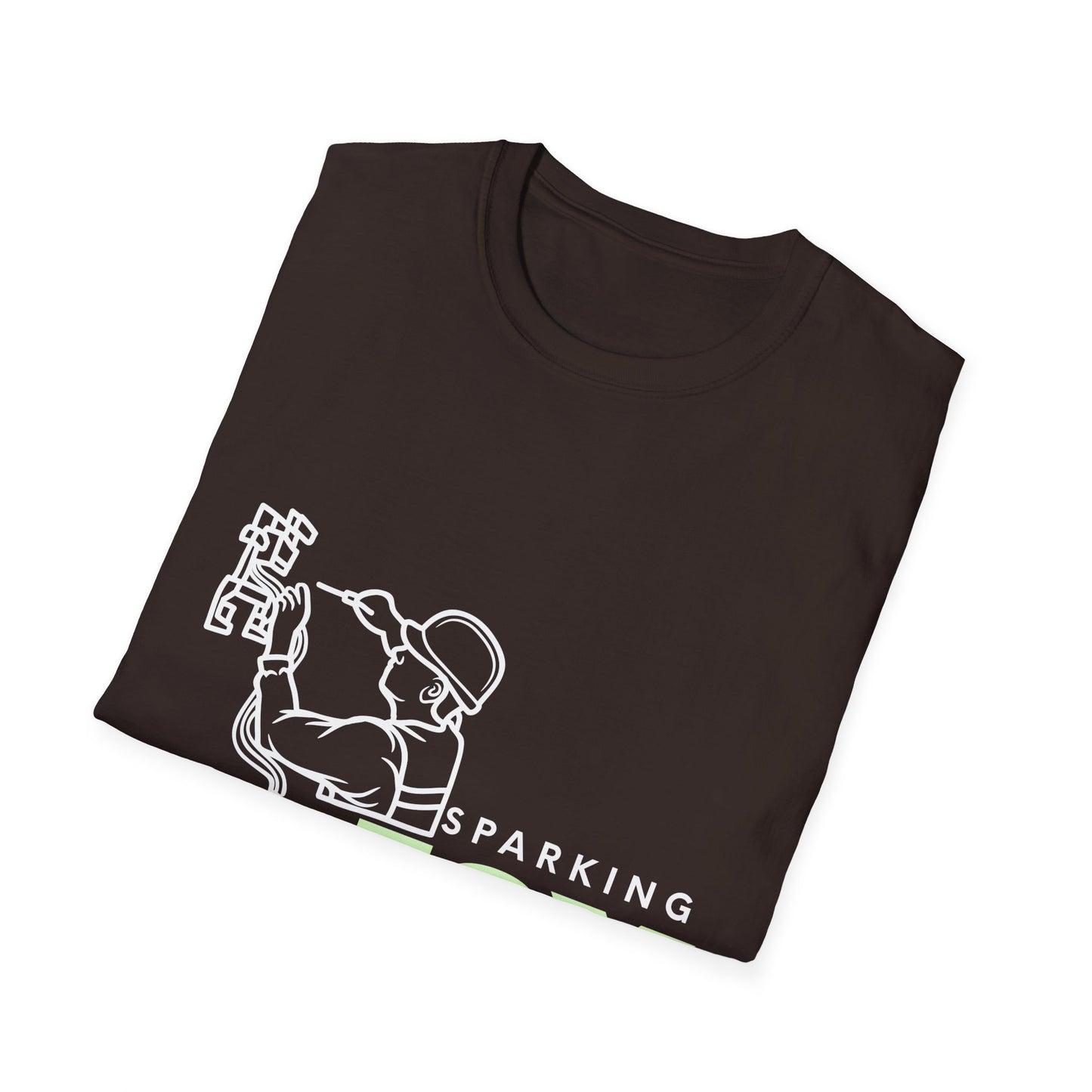 Joyful Electrical Worker Unisex Softstyle T-Shirt - Perfect Electrician Gift, Electrical Engineer, Unisex Graphic Tee