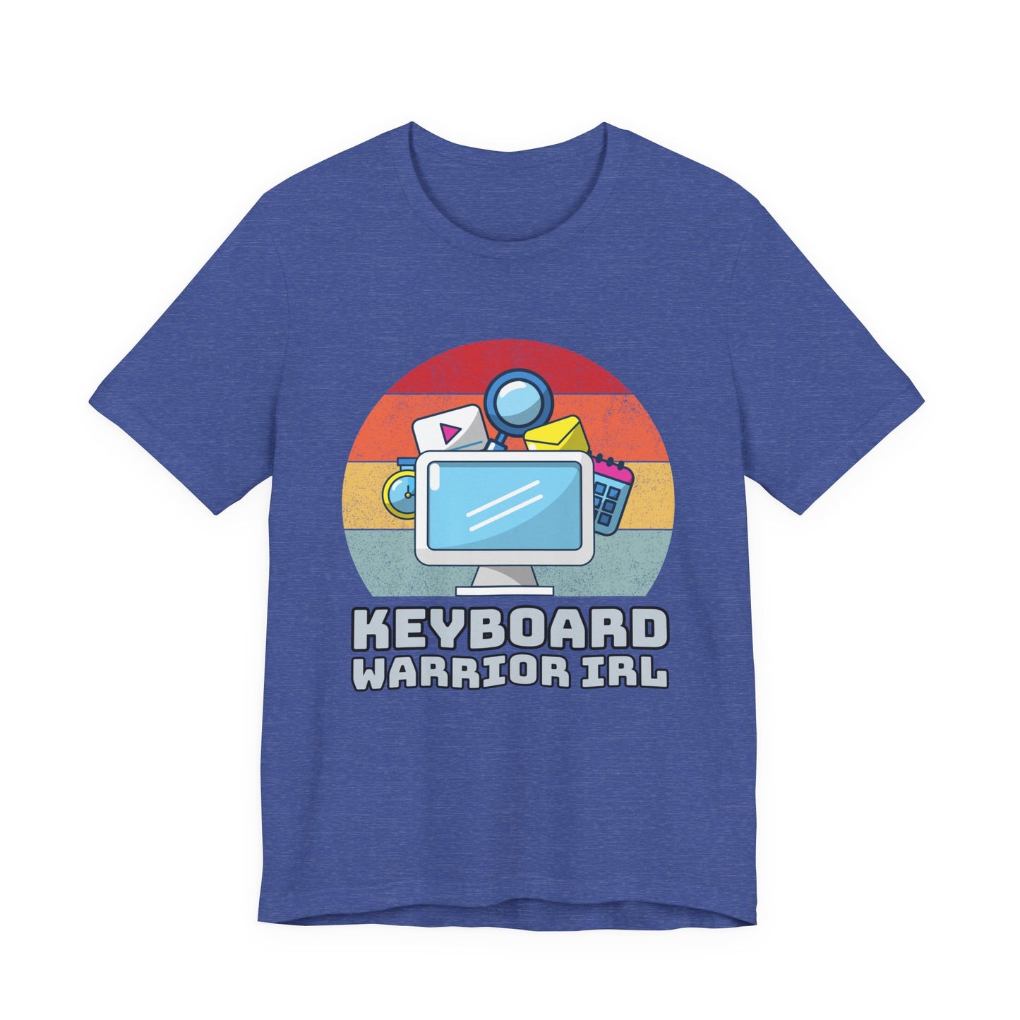 Playful Keyboard Warrior Tee, Gamer Shirt, Geek Fashion, Cute Coding Gift, Unisex Casual Tee, Retro Gaming Apparel