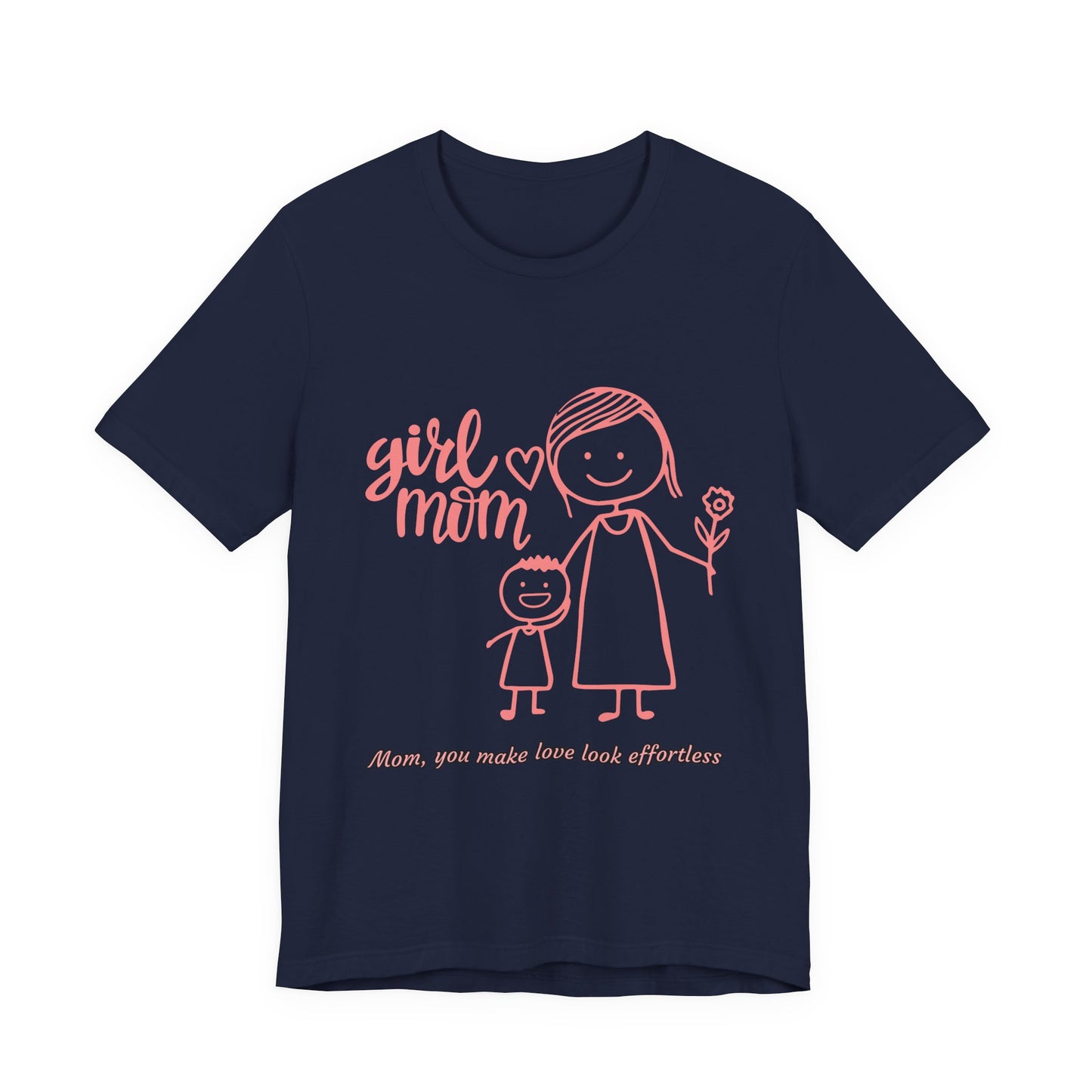 Mom Love Graphic Tee - Cute Mother's Day Gift, Family T-Shirt, Gift for Mom, Cute Apparel, Unisex Shirt