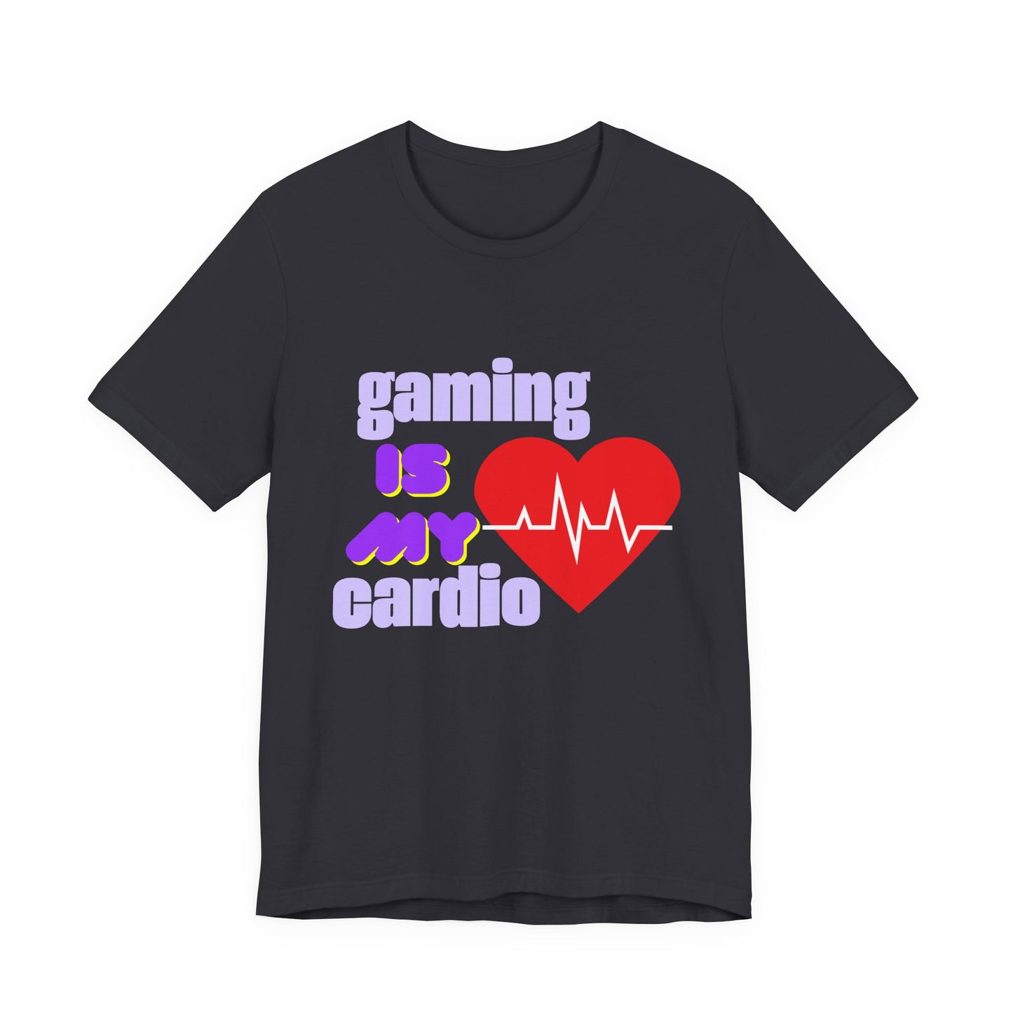 Gaming Is My Cardio Tee, Unisex T-Shirt, Gamer Shirt, Casual Wear, Perfect Gift for Gamers, Fun Graphic Tee
