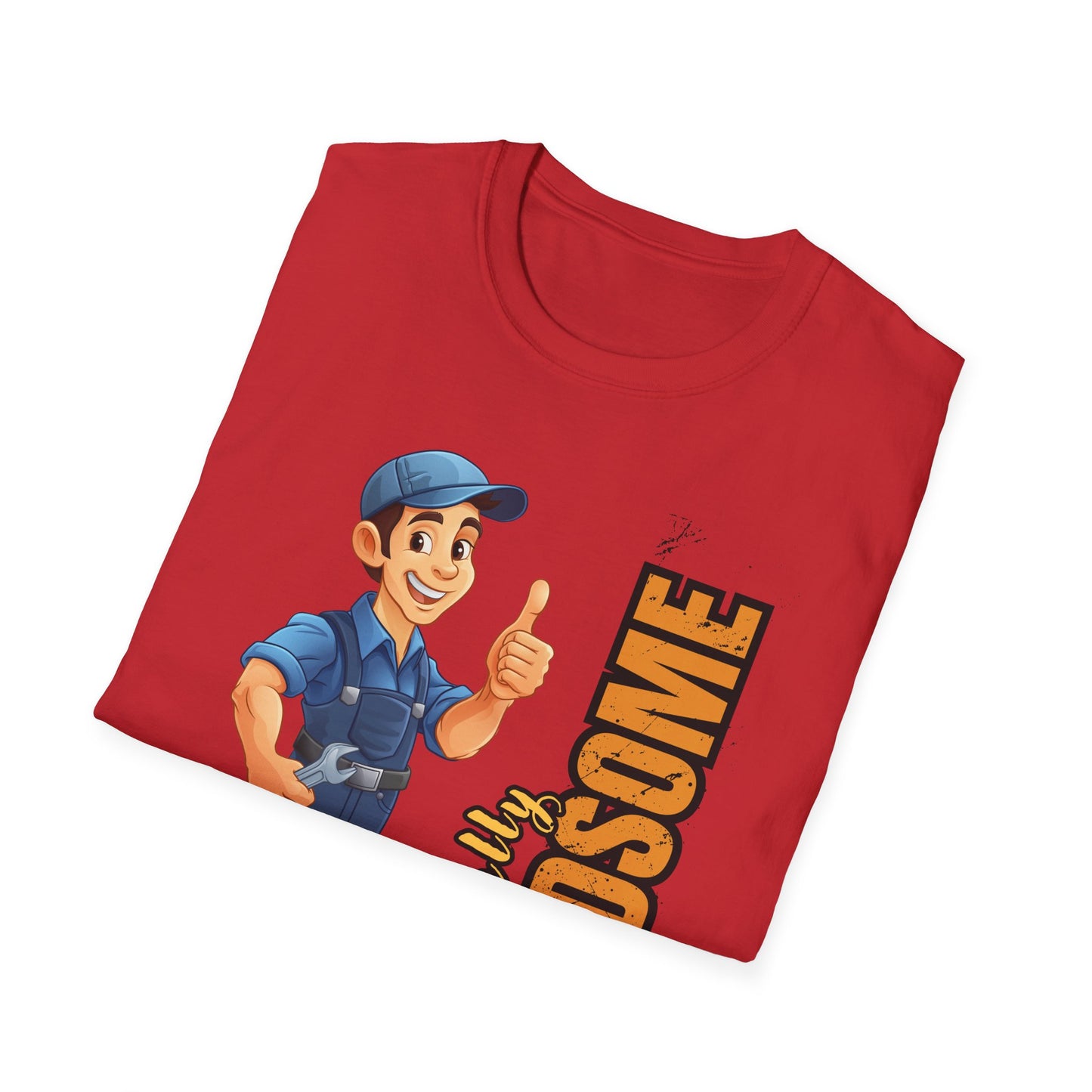 Plumber Handsomeness Unisex T-Shirt | Perfect Gift for Birthdays, Father's Day, Casual Wear, Dad Humor, Softstyle Tee
