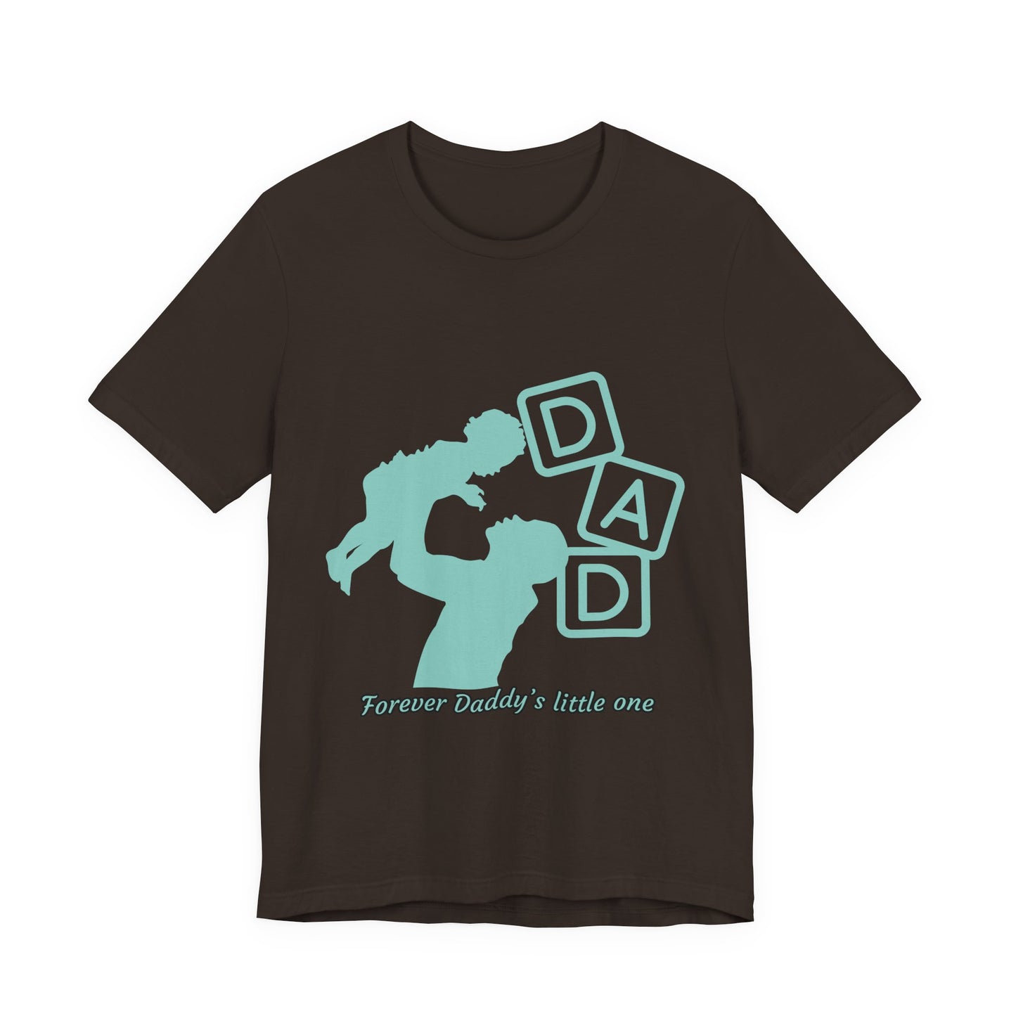Dad and Child Love Tee, Father's Day Gift, Unisex Jersey T-Shirt, Family Bonding, Casual Wear, Forever Daddy's Little One