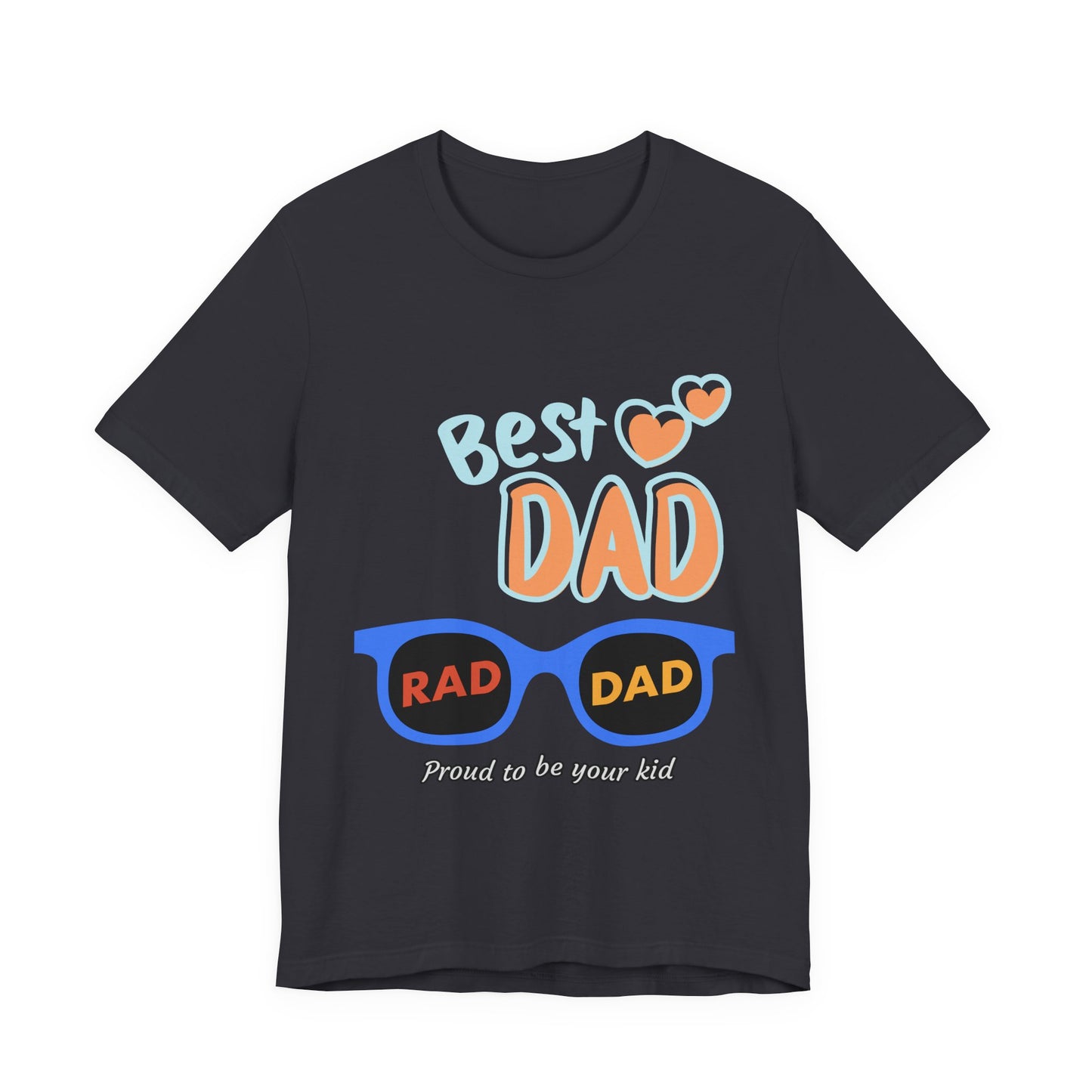 Best Dad Jersey Tee, Unisex T-Shirt, Father's Day Gift, Dad Humor Tee, Sunglasses Design Shirt, Proud to be Your Kid