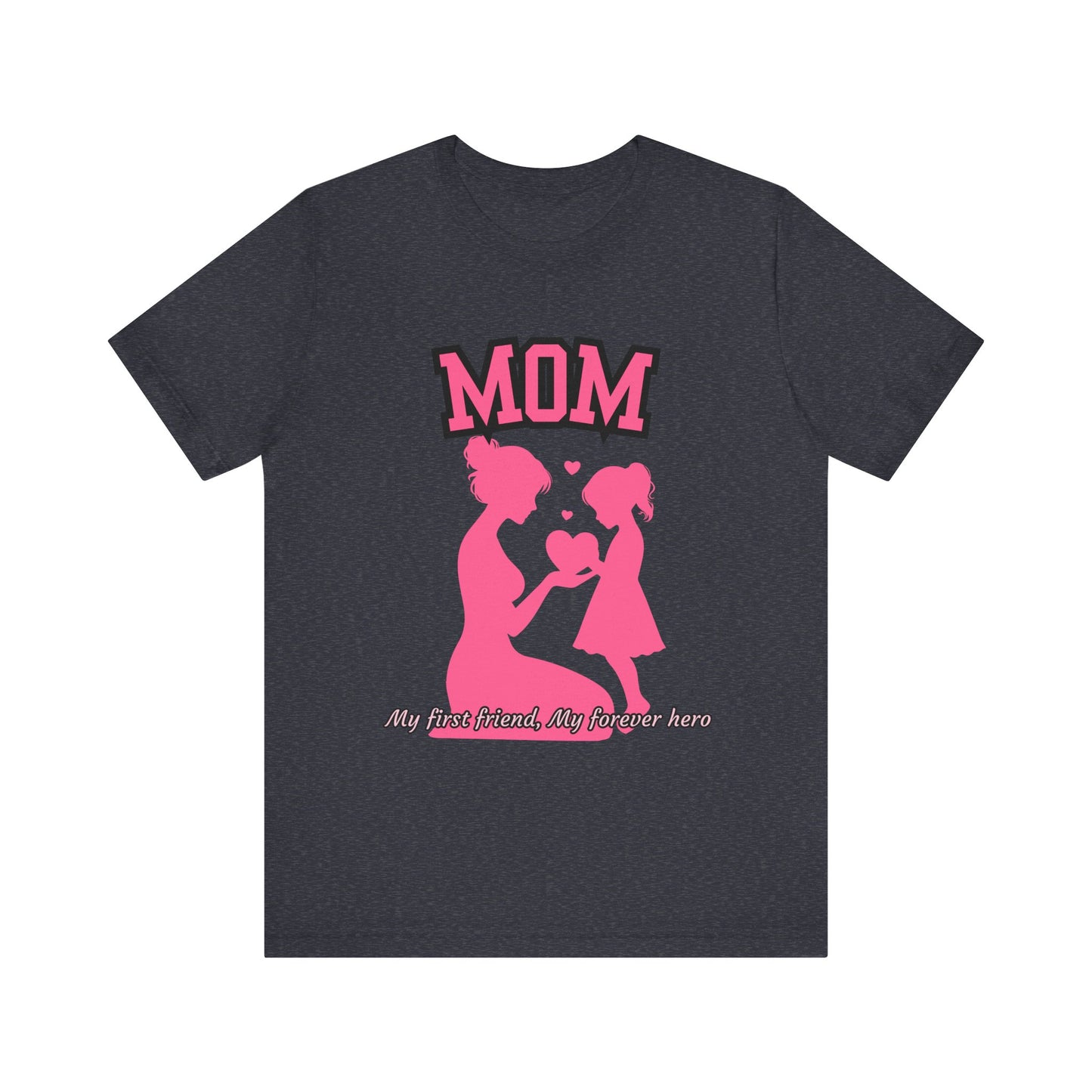 Mom and Daughter Love Tee | Unisex Jersey T-shirt for Mother's Day, Birthday Gift, Family Outing, Casual Wear, Heartwarming Gift