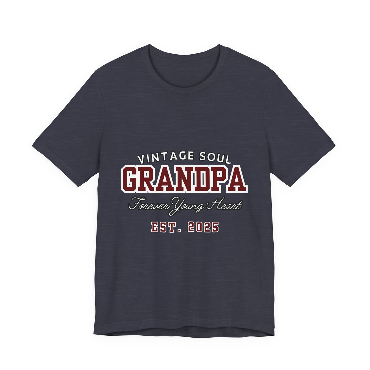 Vintage Soul Grandpa Tee | Perfect Gift for New Grandpas, Father's Day Present, Casual Wear, Family Gatherings, Comfortable Style
