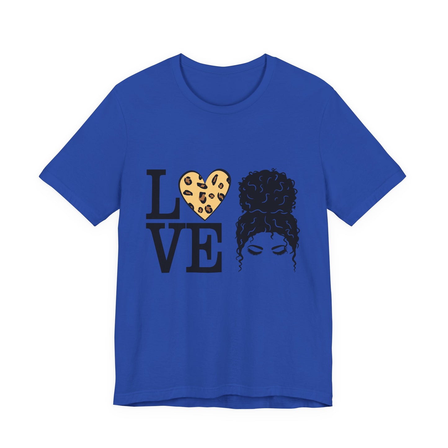 Love Print Girl Tee, Cute Gift for Dates, Casual Everyday Wear, Valentine's Day Top, Unique Fashion Statement for Ladies