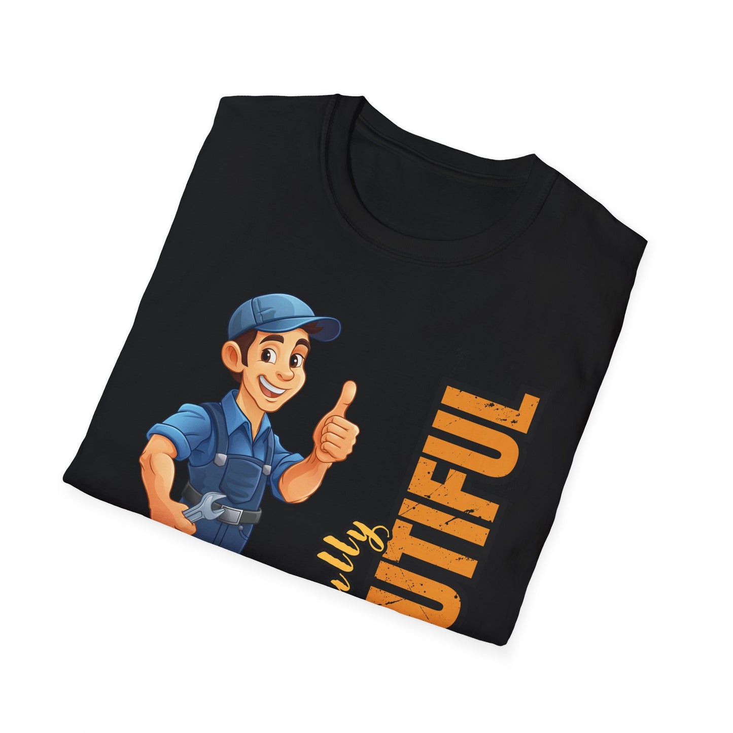 Plumber T-Shirt with Skillfully Beautiful Design, Funny Work T-Shirt, Great for Mechanics, Birthdays, or Casual Wear