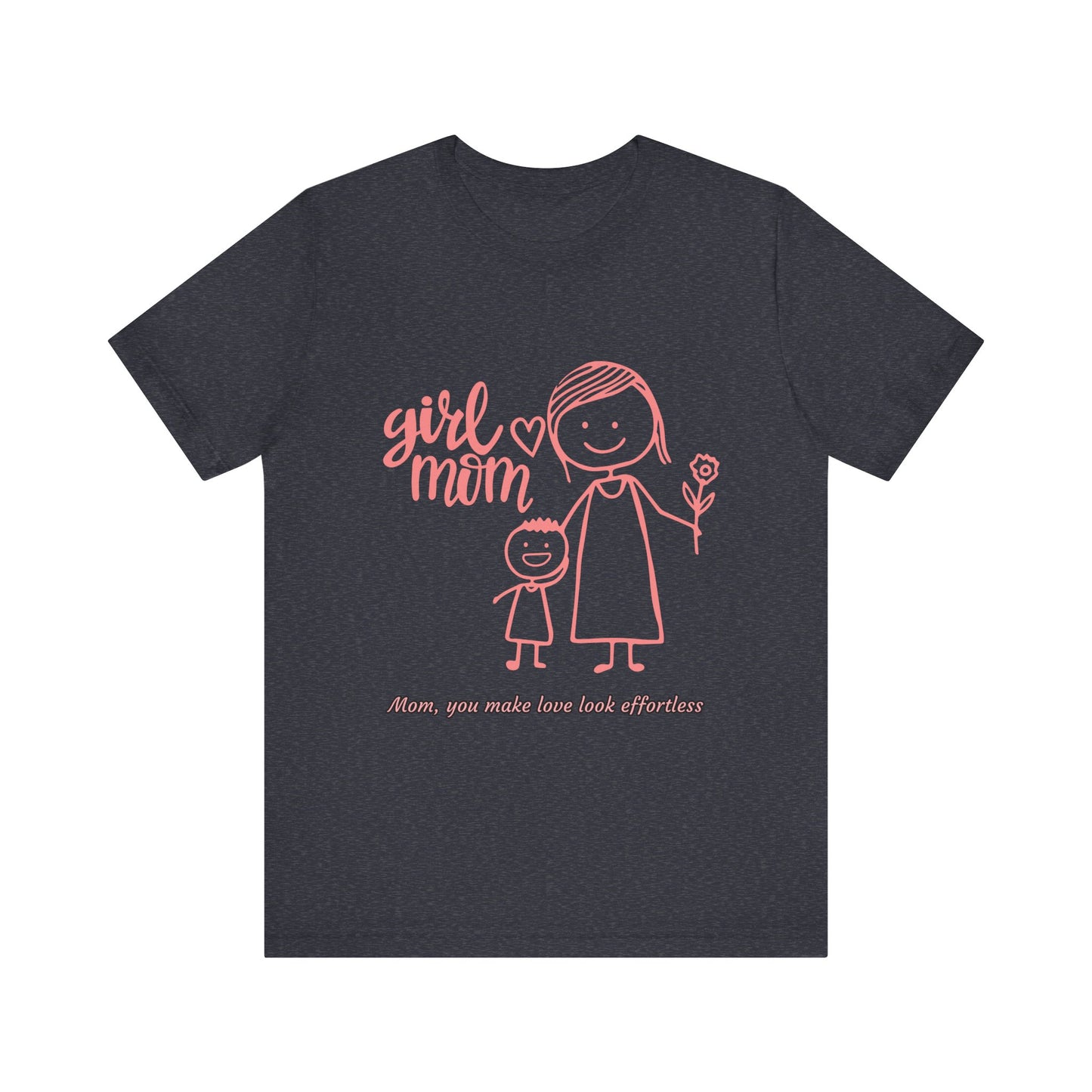 Mom Love Graphic Tee - Cute Mother's Day Gift, Family T-Shirt, Gift for Mom, Cute Apparel, Unisex Shirt