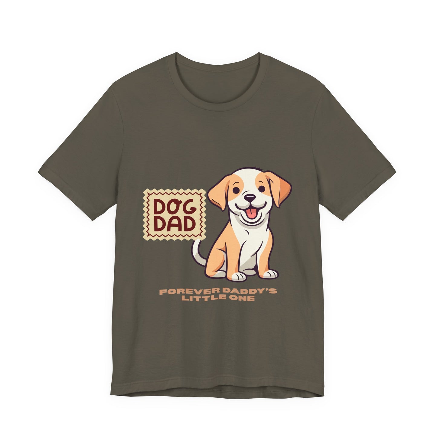 Dog Dad T-Shirt, Perfect Gift for Pet Lovers, Father's Day Apparel, Unisex Casual Tee, Dog Lover Shirt, Cute Dog Dad Design