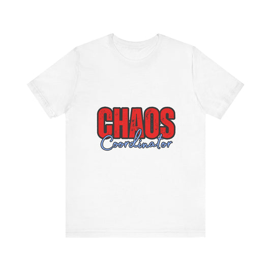 Chaos Coordinator Unisex Jersey Tee | Fun Everyday T-Shirt, Gift for Moms, Family Reunion Wear, Casual Style, Birthday Present