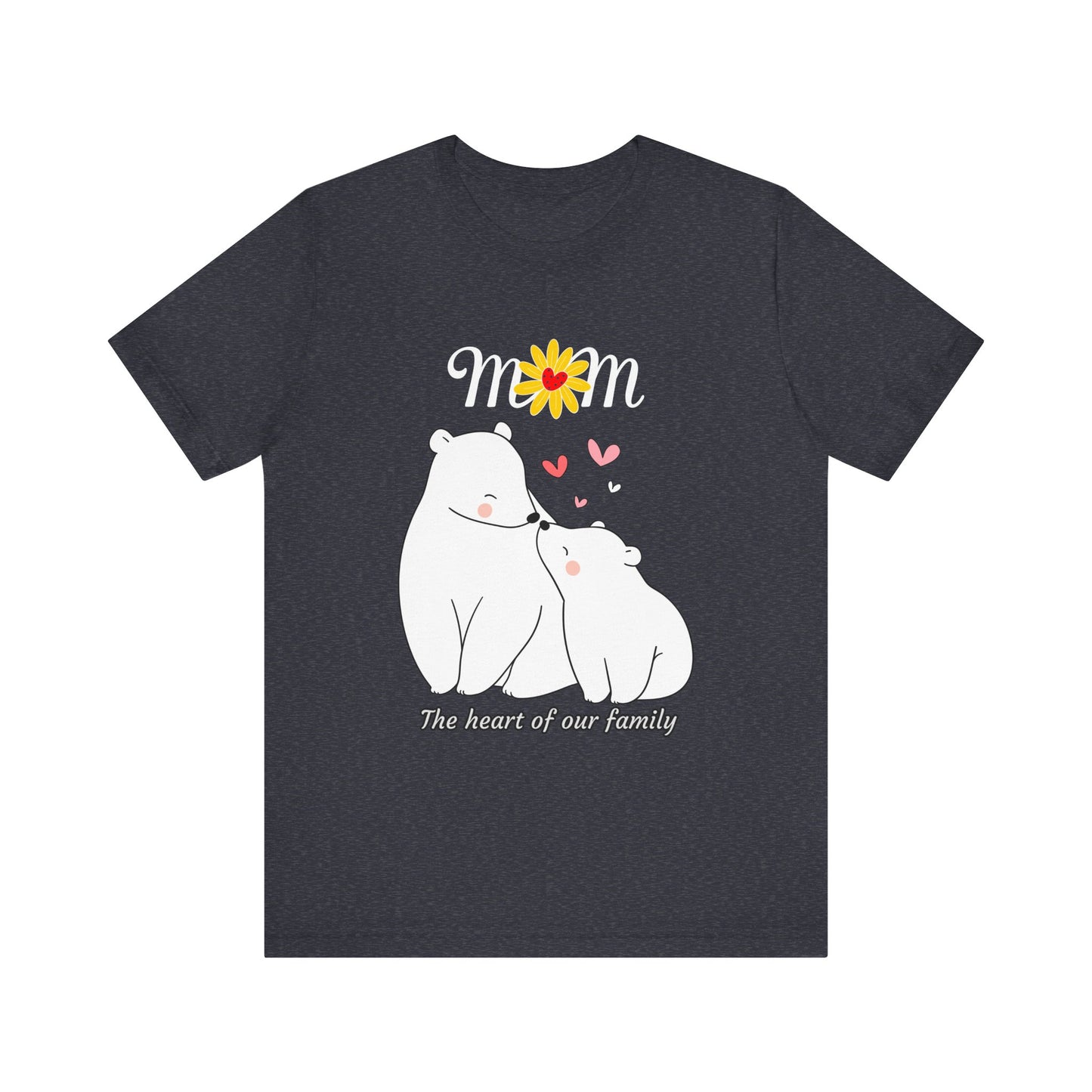 Mom Love Short Sleeve Tee, Cute Mom Shirt, Gift for Mom, Family Tee, Mother's Day Shirt, Mother's Day Gift