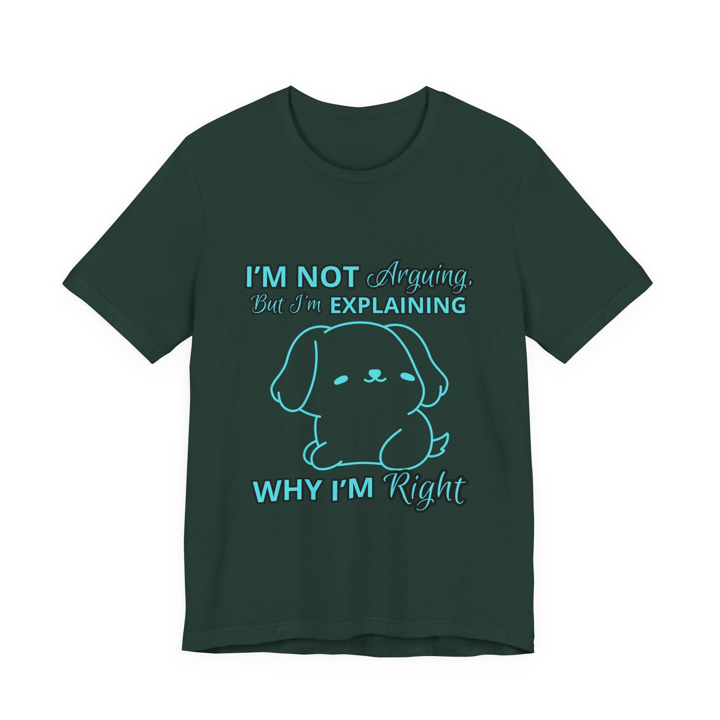 Funny Explaining Dog T-Shirt, Unisex Tee for Dog Lovers, Humor Shirt, Cute Pet Gift, Everyday Wear, Animal Lover Shirt