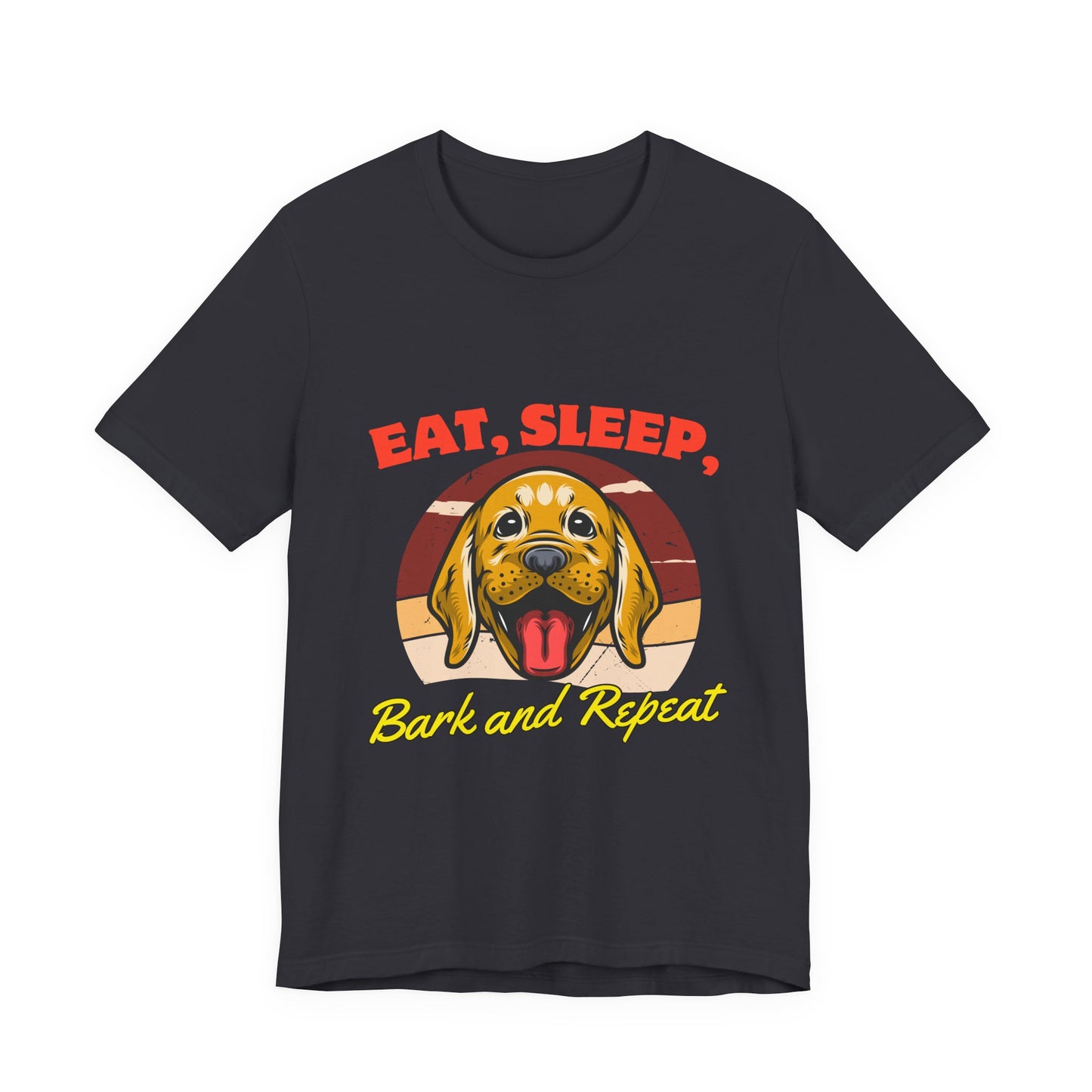 Dog Lover's Eat, Sleep, Bark Tee | Funny Pet T-Shirt, Gift for Dog Owners, Cute Canine Apparel, Dog Mom Shirt, Animal Lover Tops