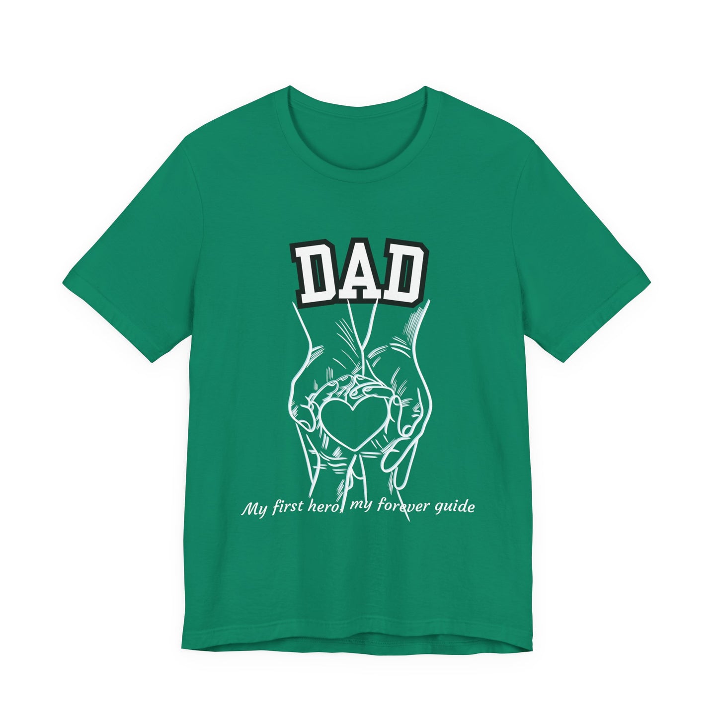 Heartfelt Dad's Love Tee, Gift for Dad, Unisex Tee with Heart Design, Birthday Gift, Casual Wear