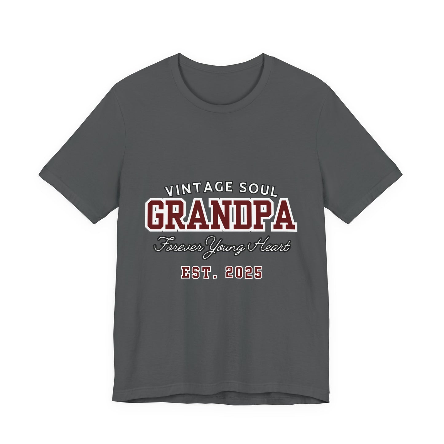 Vintage Soul Grandpa Tee | Perfect Gift for New Grandpas, Father's Day Present, Casual Wear, Family Gatherings, Comfortable Style