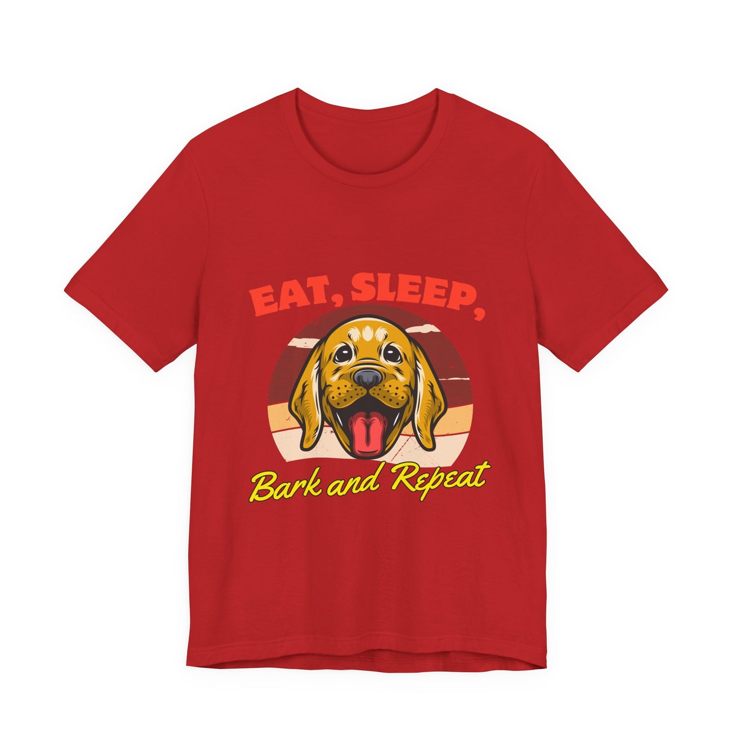 Dog Lover's Eat, Sleep, Bark Tee | Funny Pet T-Shirt, Gift for Dog Owners, Cute Canine Apparel, Dog Mom Shirt, Animal Lover Tops