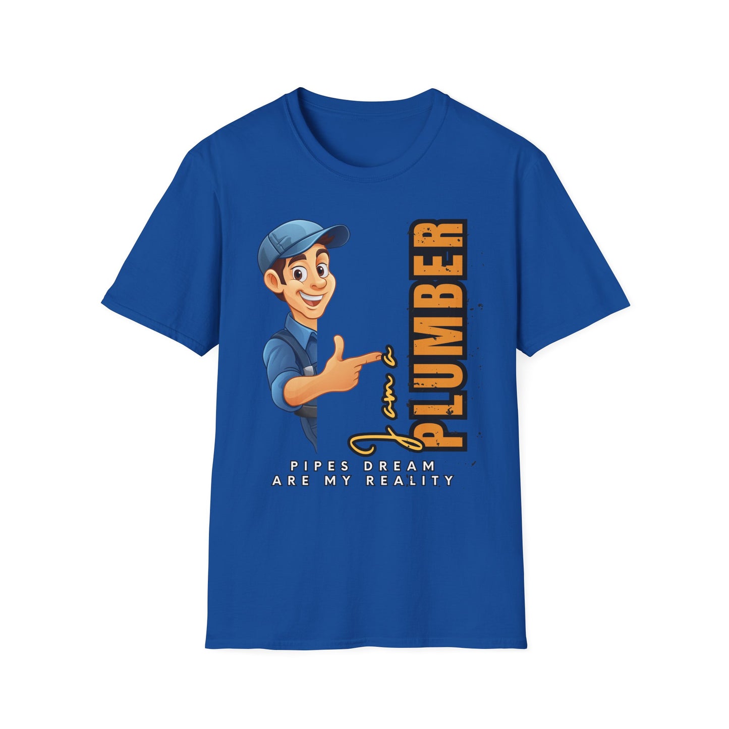 Plumber RealityT-Shirt, Funny Plumbing Tee, Gift for Plumbers, Casual Work Shirt, Father's Day Gift, Home Repair Humor