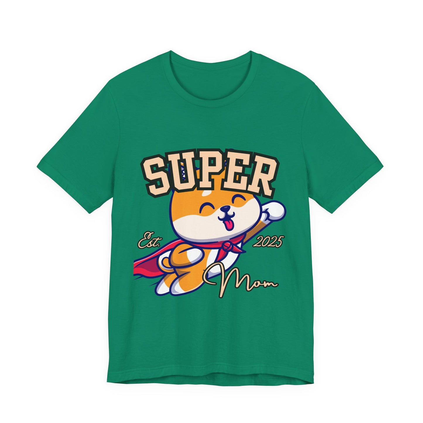 Super Hero Mom Tee, Cute Cat T-Shirt, Gift for Cat Lovers, Casual Wear, Fun Unisex Shirt, Birthday Celebration Tee