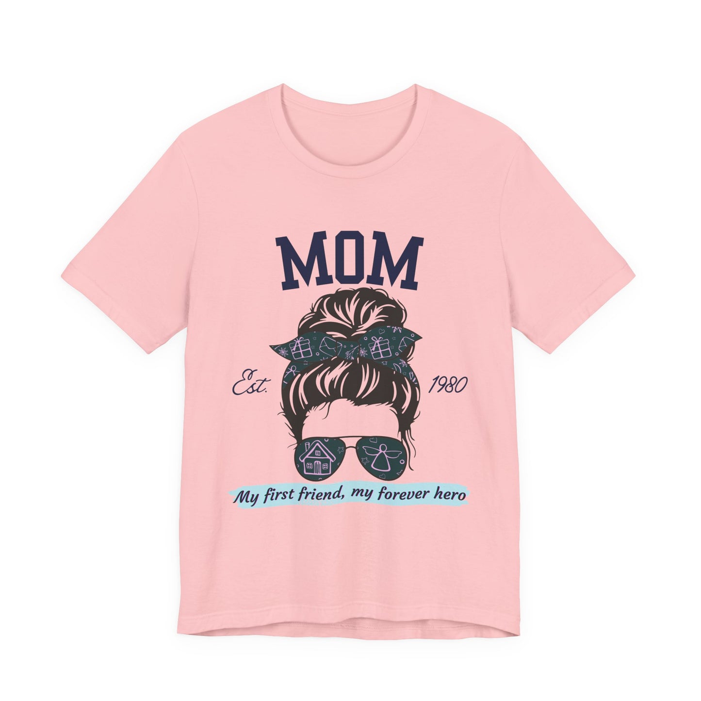 Mom Life Unisex Tee - Est. 1980, Gift for New Moms, Birthday Gift, Casual Wear, Mother's Day Shirt, Trendy Graphic T-Shirt