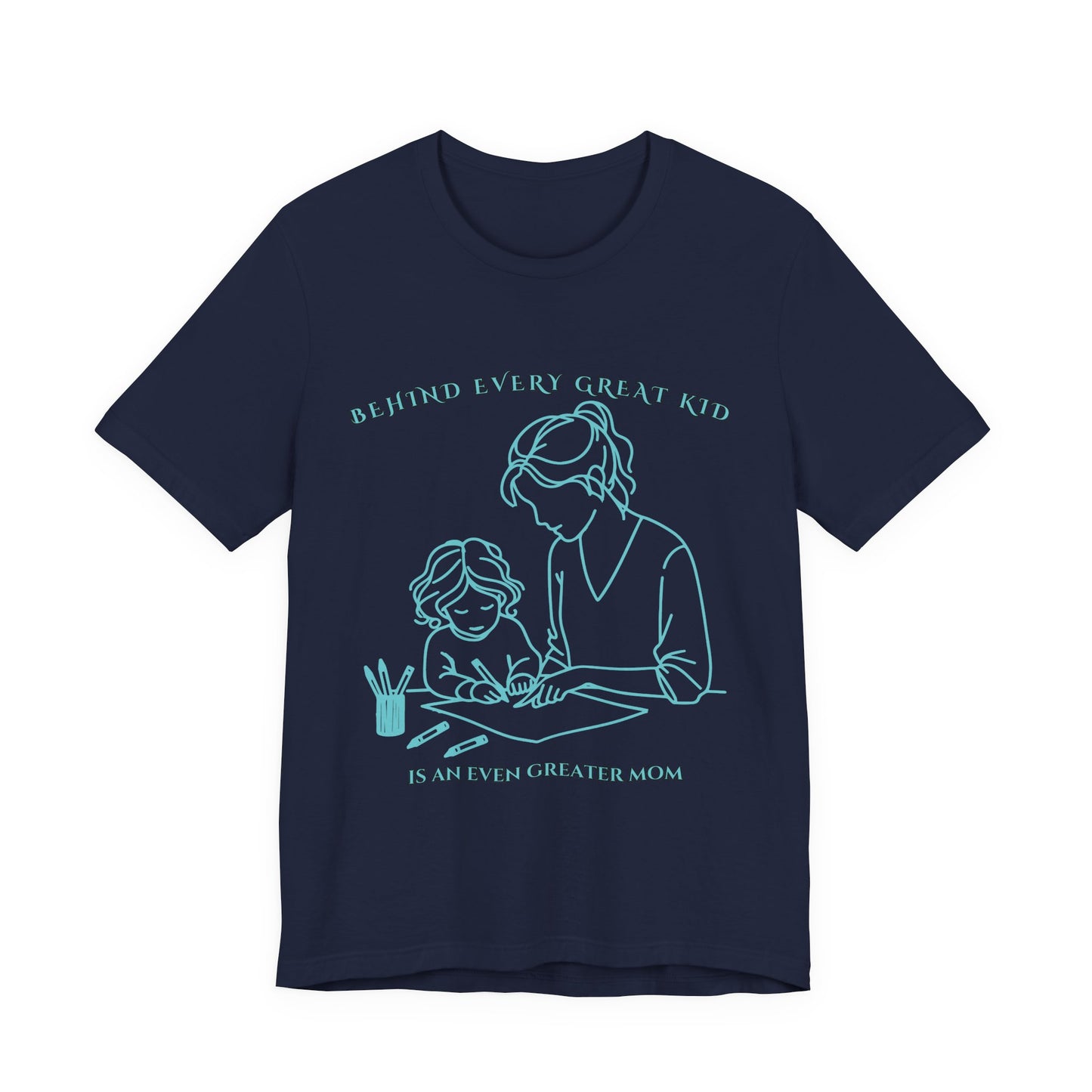 Mom and Child Inspiration Tee, Great Mom T-Shirt, Gift for Moms, Parenting Shirt, Casual Wear, Family Love Top