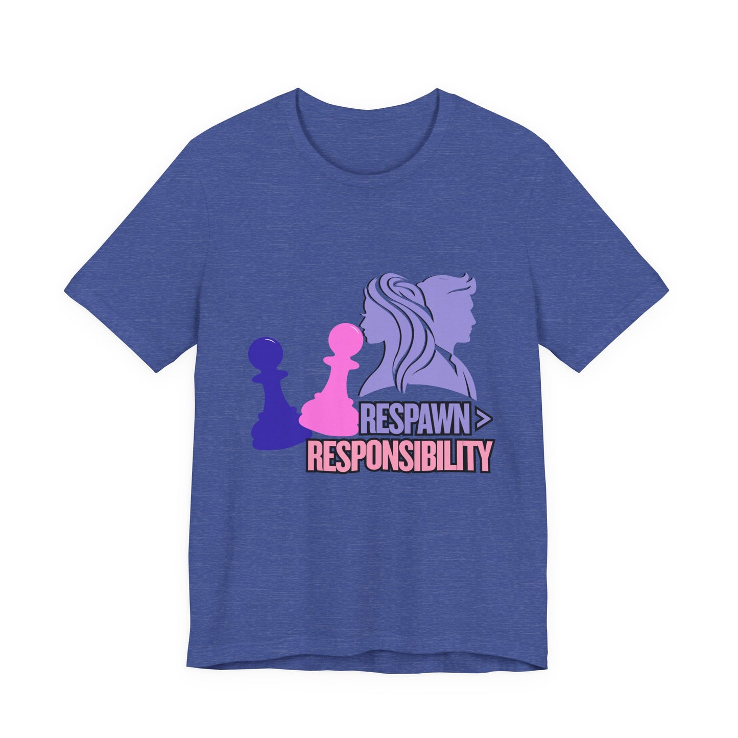 Chess Inspired Graphic Tee, Gamer Shirt, Motivational Quote Top, Casual Wear, Unique Gift for Gamers, Fun Tournament Attire