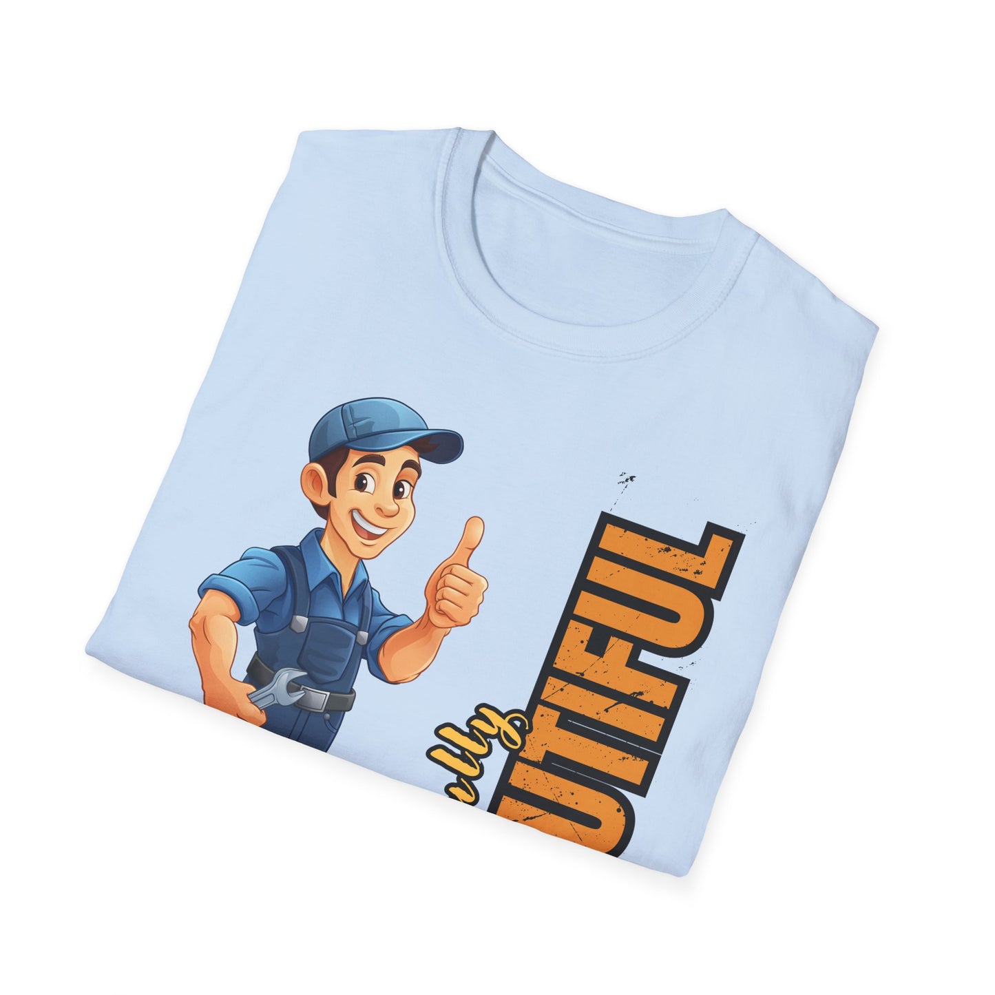 Plumber T-Shirt with Skillfully Beautiful Design, Funny Work T-Shirt, Great for Mechanics, Birthdays, or Casual Wear