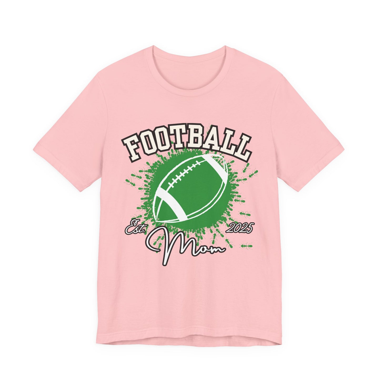 Football Mom Tee, Unisex Short Sleeve T-Shirt, Perfect Gift for Sports Moms, Game Day Apparel, Casual Weekend Wear