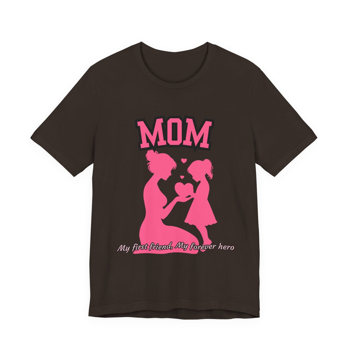 Mom and Daughter Love Tee | Unisex Jersey T-shirt for Mother's Day, Birthday Gift, Family Outing, Casual Wear, Heartwarming Gift