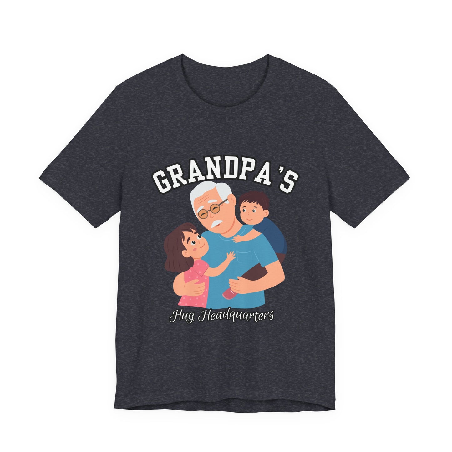 Grandpa's Fun Headquarters Tee | Family Gift, Father's Day, Grandparent's Day, Casual Wear, Cute Graphic Shirt