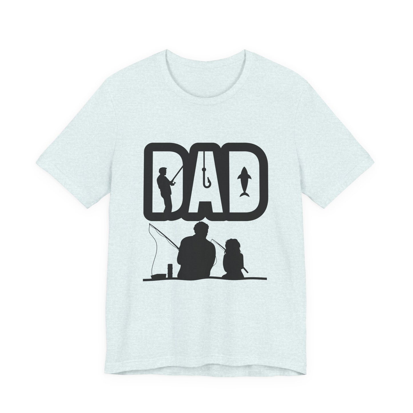 Father and Child Fishing Tee, Perfect Gift for Dads, Fishing Enthusiast Shirt, Father's Day Apparel, Family Bonding Tee
