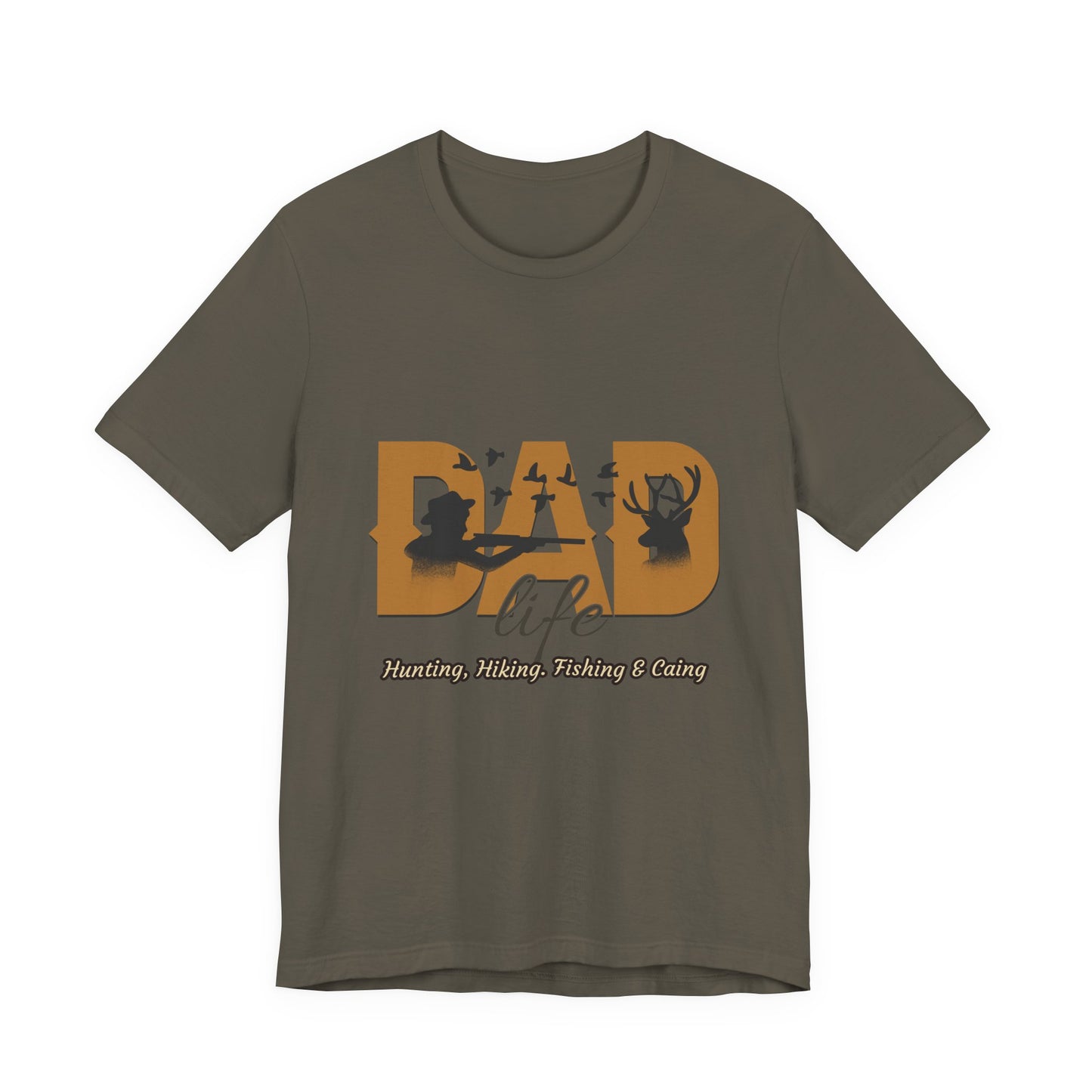 Dad Life Short Sleeve Tee - Celebrate Fatherhood, Gift for Dads, Casual Everyday Wear, Father's Day, Family Gatherings, Outdoor Adventures