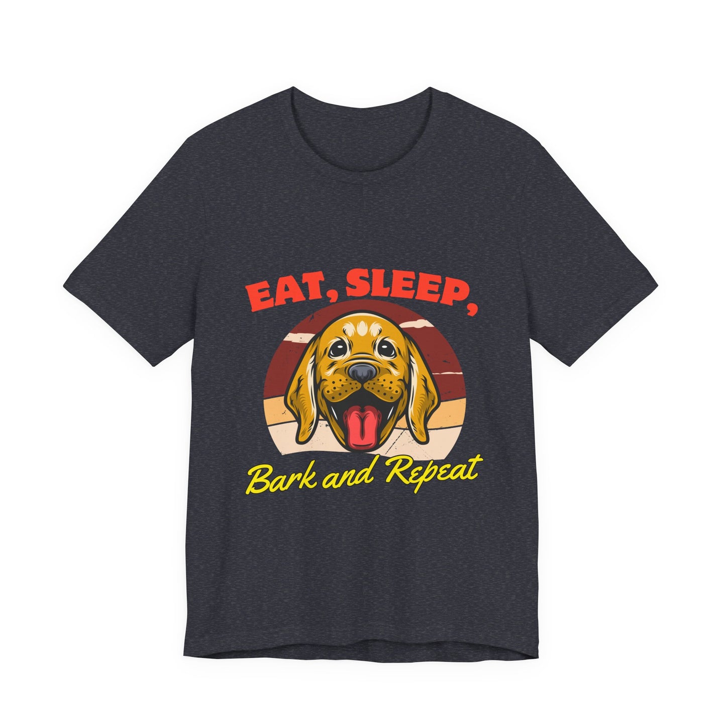Dog Lover's Eat, Sleep, Bark Tee | Funny Pet T-Shirt, Gift for Dog Owners, Cute Canine Apparel, Dog Mom Shirt, Animal Lover Tops