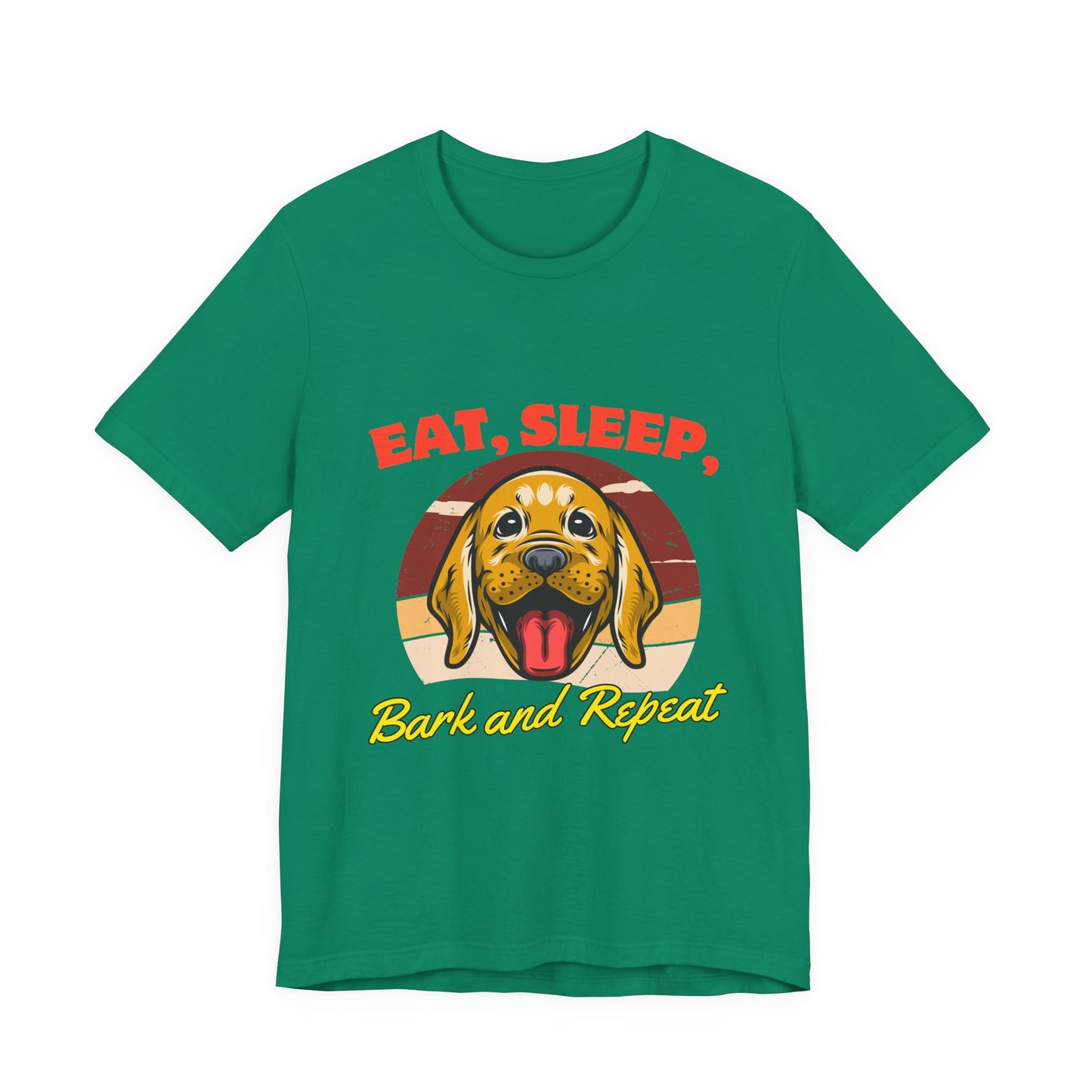 Dog Lover's Eat, Sleep, Bark Tee | Funny Pet T-Shirt, Gift for Dog Owners, Cute Canine Apparel, Dog Mom Shirt, Animal Lover Tops