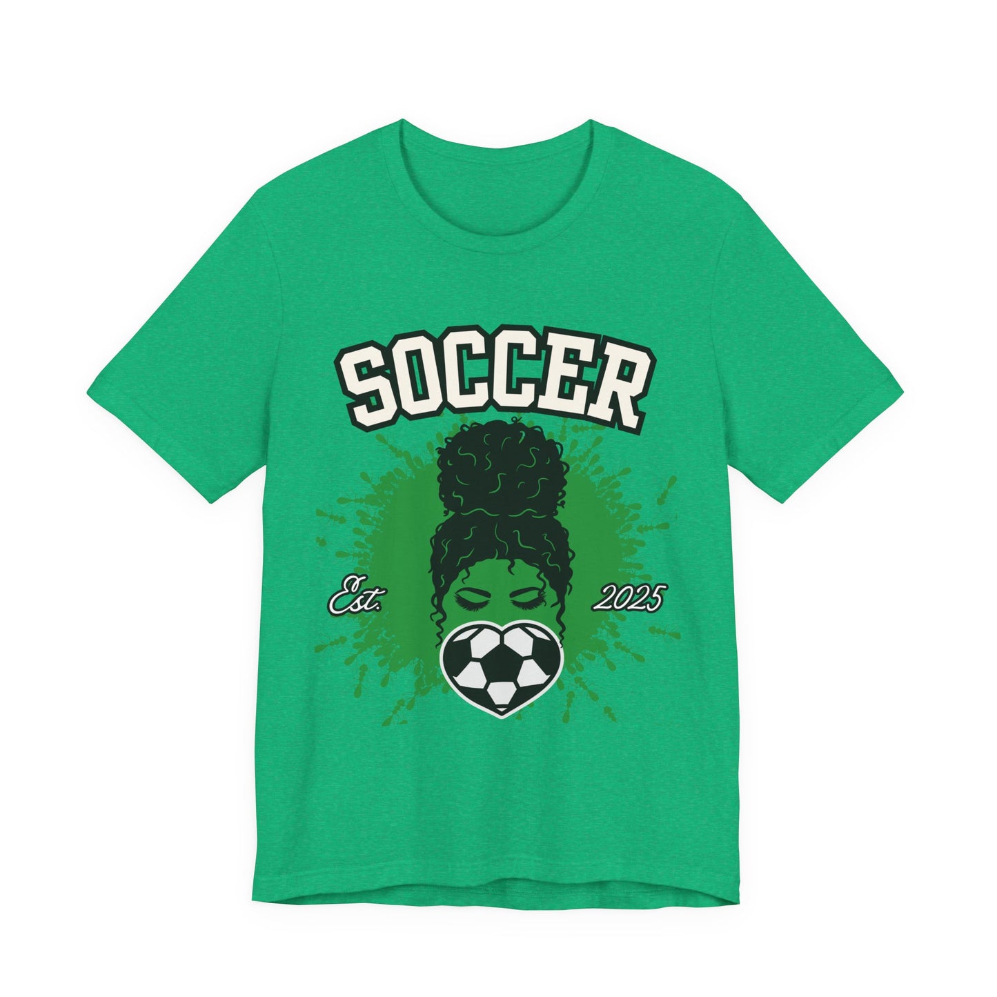 Soccer Queen Graphic Tee, Perfect for Game Day, Sports Lover Gift, Unisex Short Sleeve Tee, Soccer Mom Shirt, Athlete Apparel