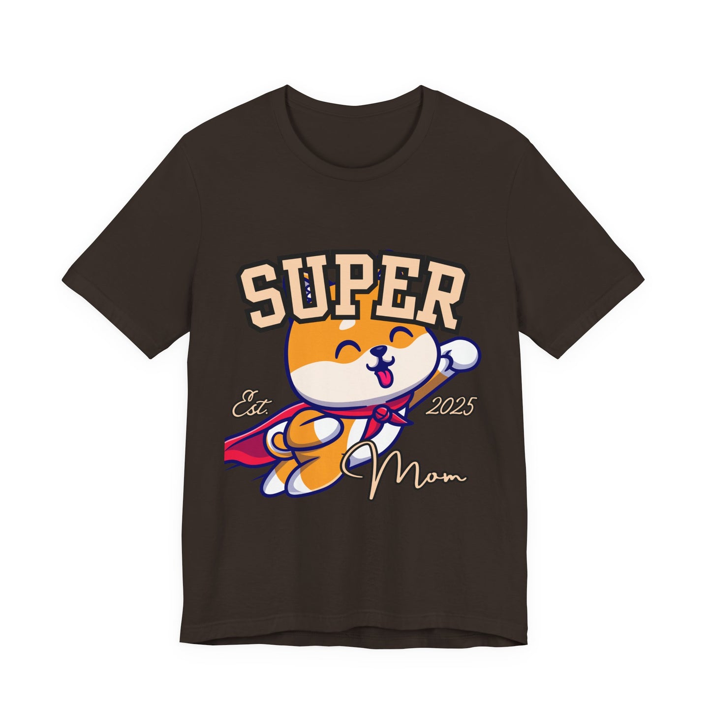 Super Hero Mom Tee, Cute Cat T-Shirt, Gift for Cat Lovers, Casual Wear, Fun Unisex Shirt, Birthday Celebration Tee