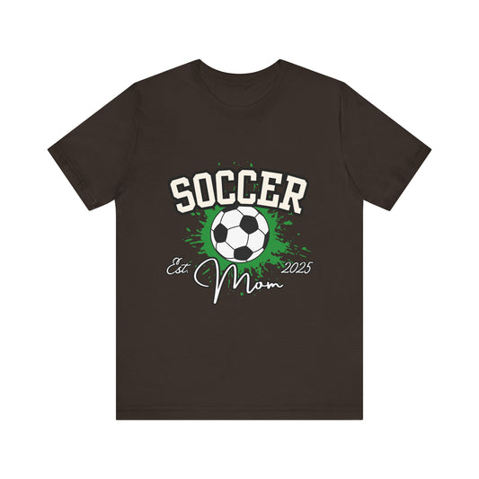 Soccer Mom Pride Unisex Jersey Tee, Sports Shirt, Gift for Soccer Lovers, Casual Wear, Athletic Tee, Soccer Mom Gift