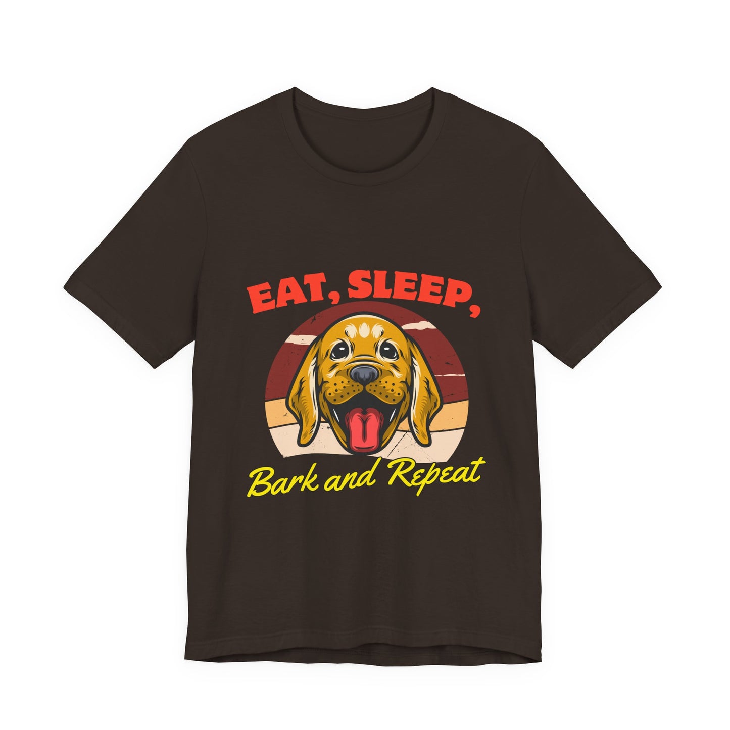 Dog Lover's Eat, Sleep, Bark Tee | Funny Pet T-Shirt, Gift for Dog Owners, Cute Canine Apparel, Dog Mom Shirt, Animal Lover Tops